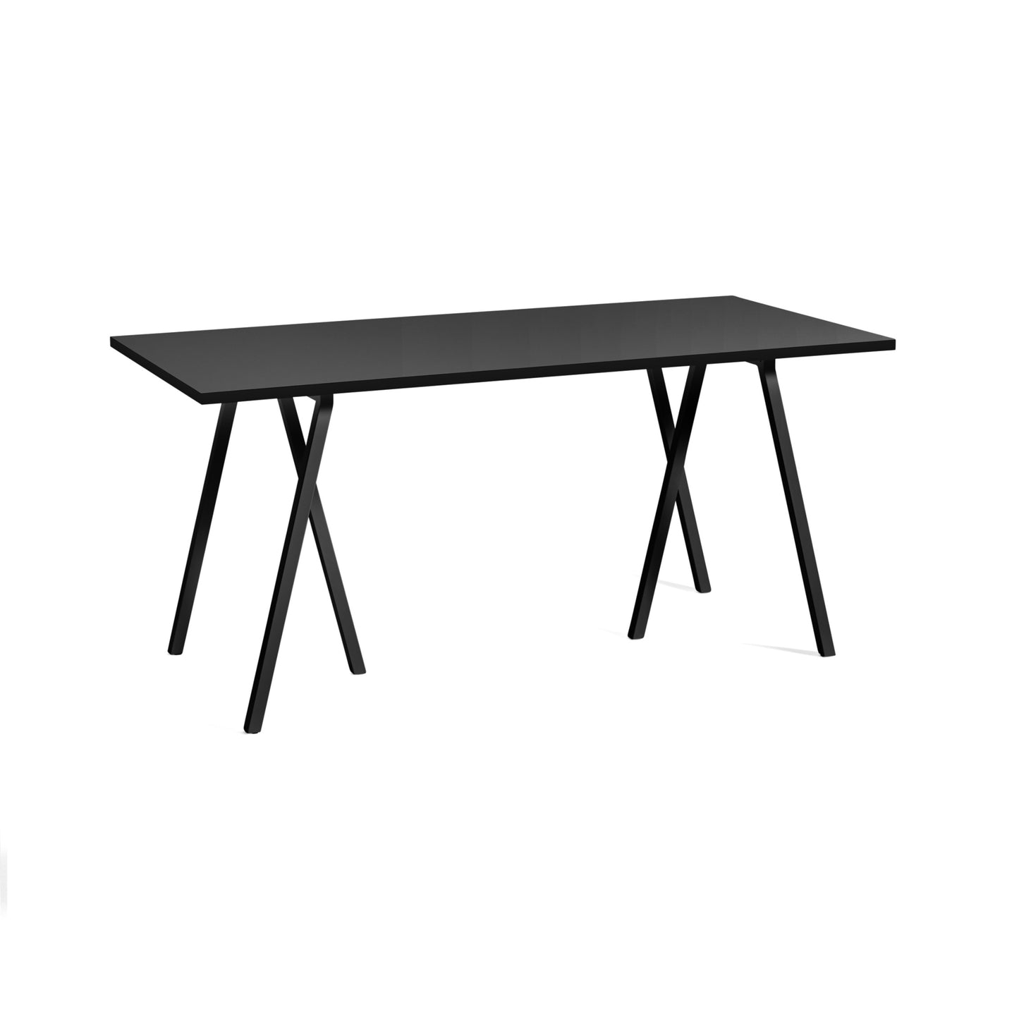 HAY Loop Stand pöytä 160x77 musta