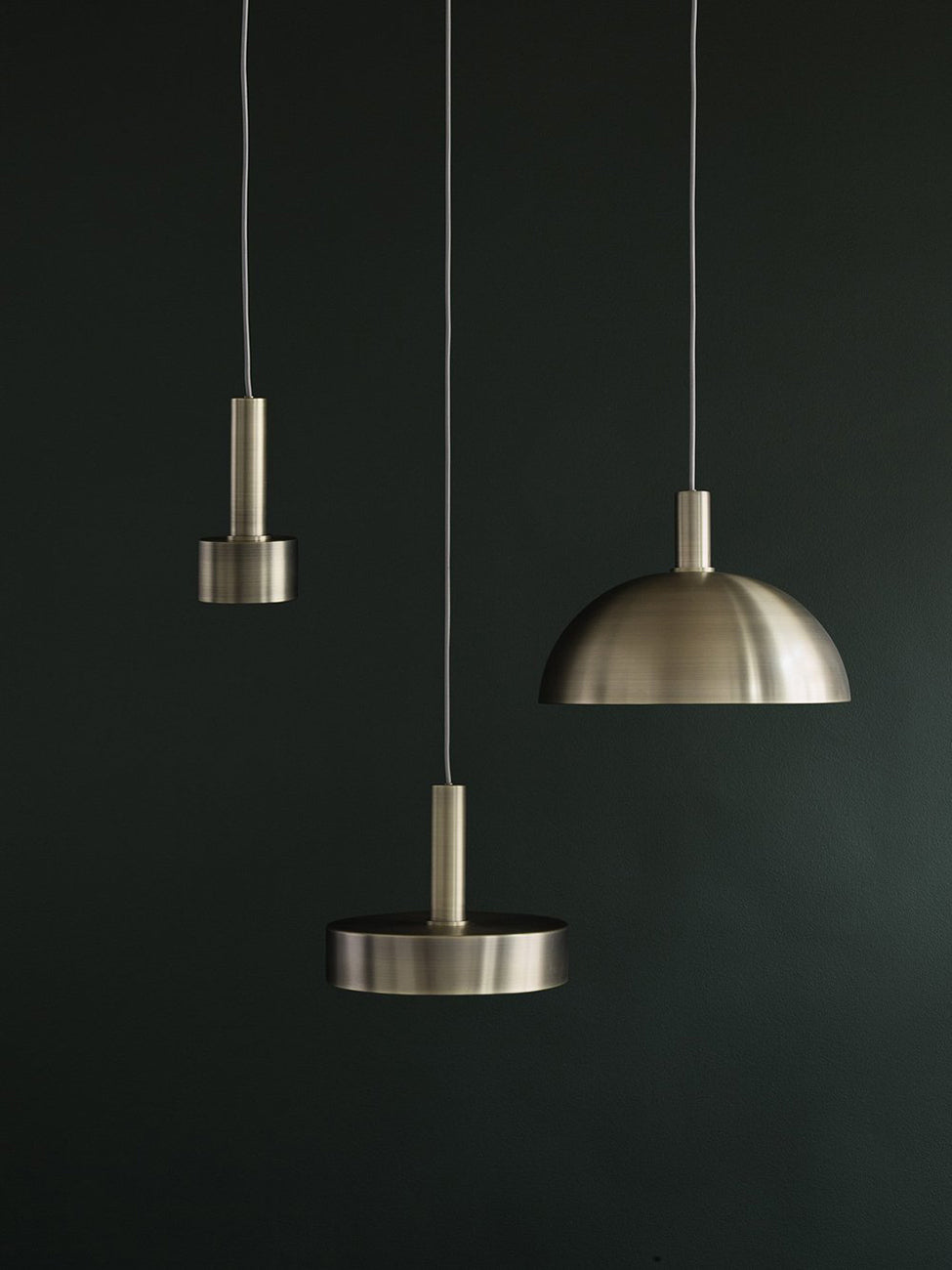 Ferm Living Dome varjostin messinki