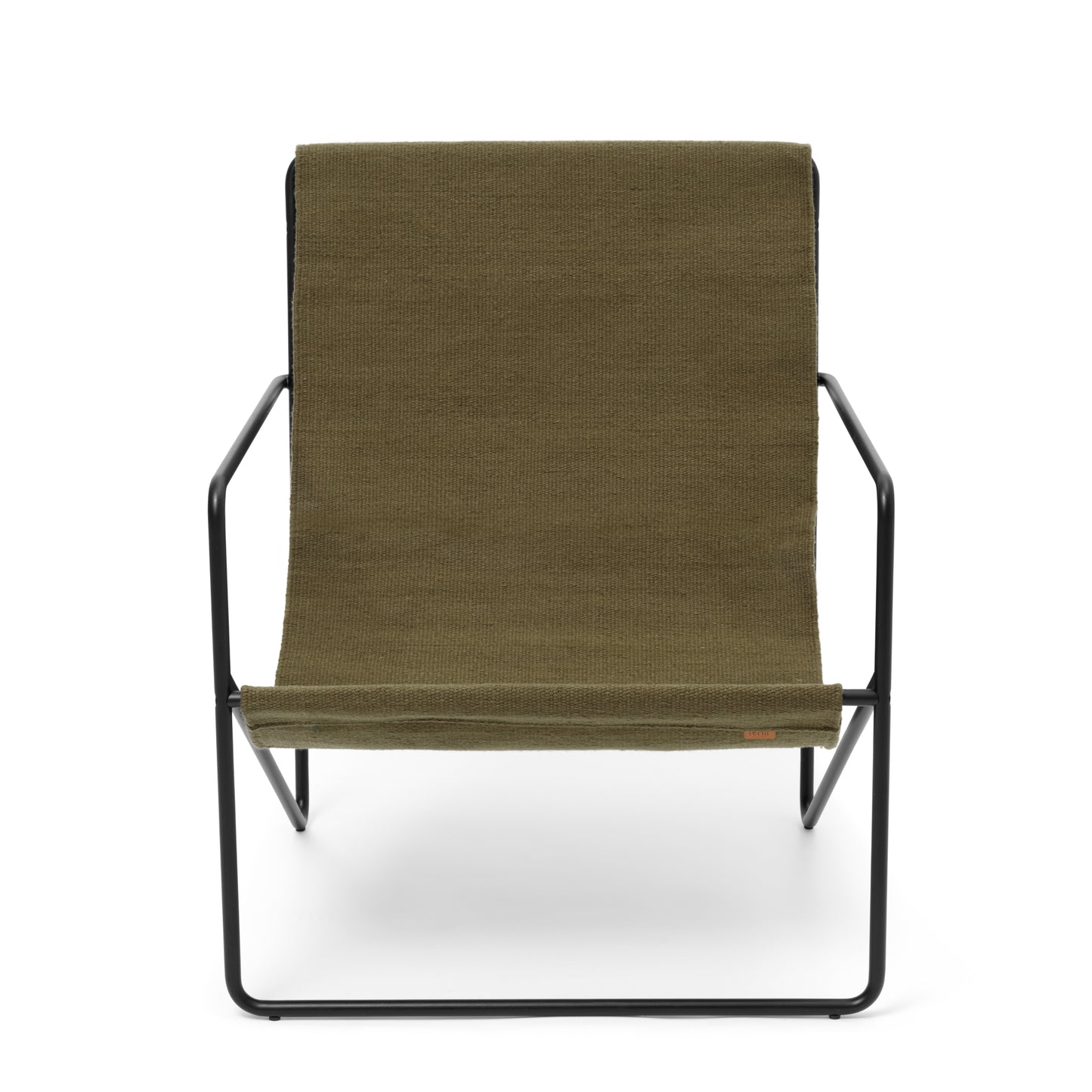Ferm Living Desert lepotuoli musta/olive