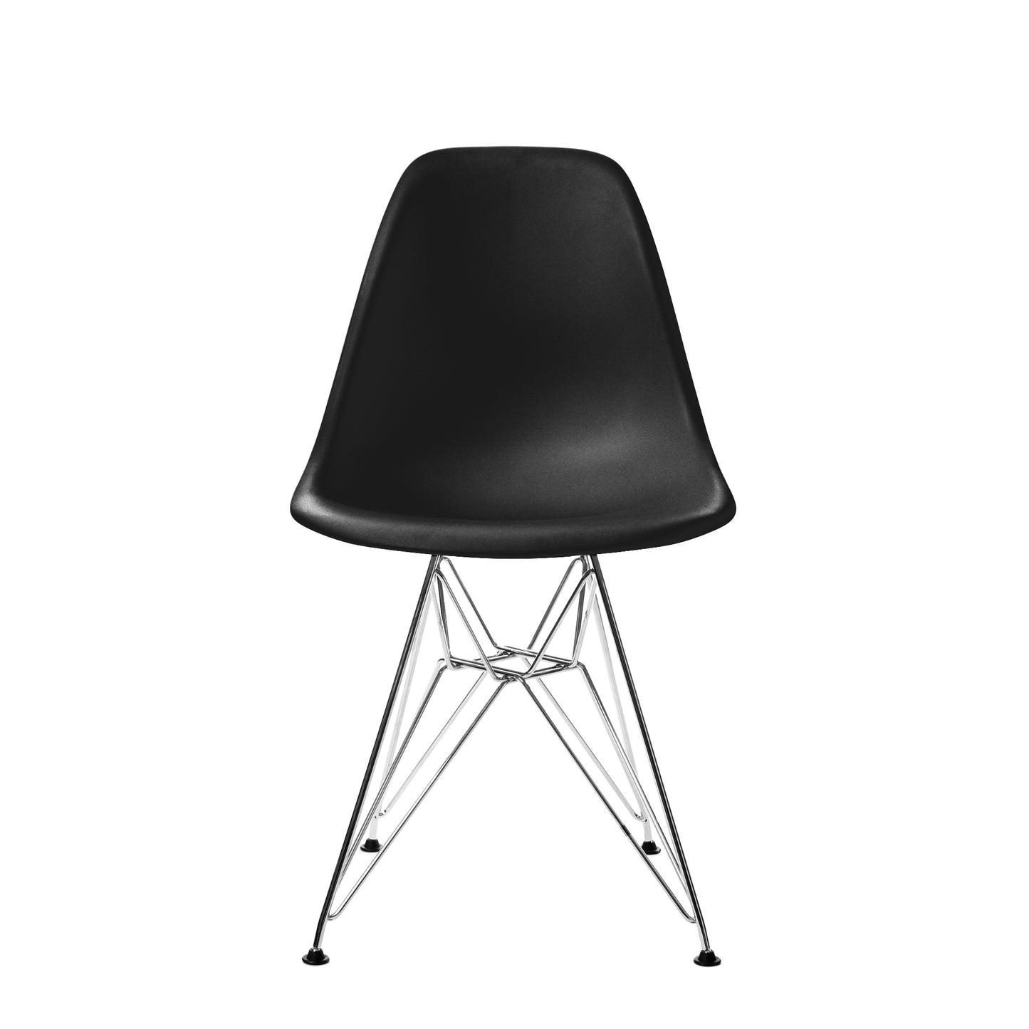 Vitra Eames DSR tuoli musta/kromi