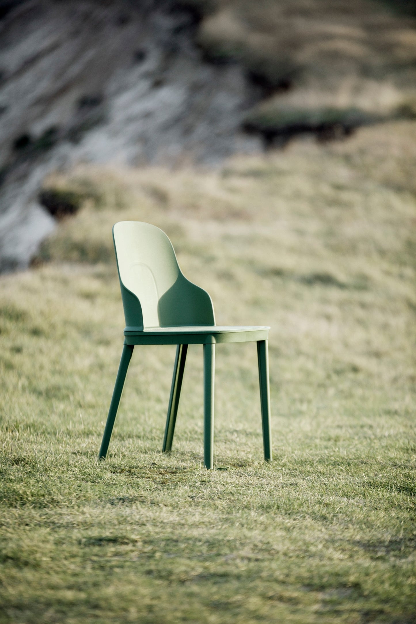 Normann Copenhagen Allez tuoli vihreä/polyrottinki
