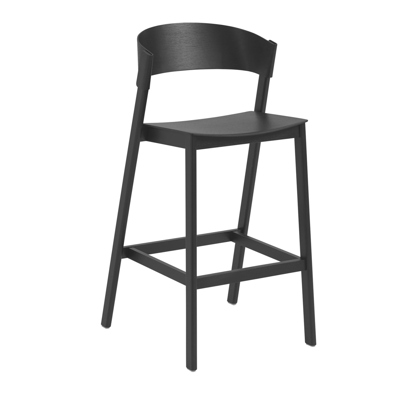 Muuto Cover korkea baarituoli musta