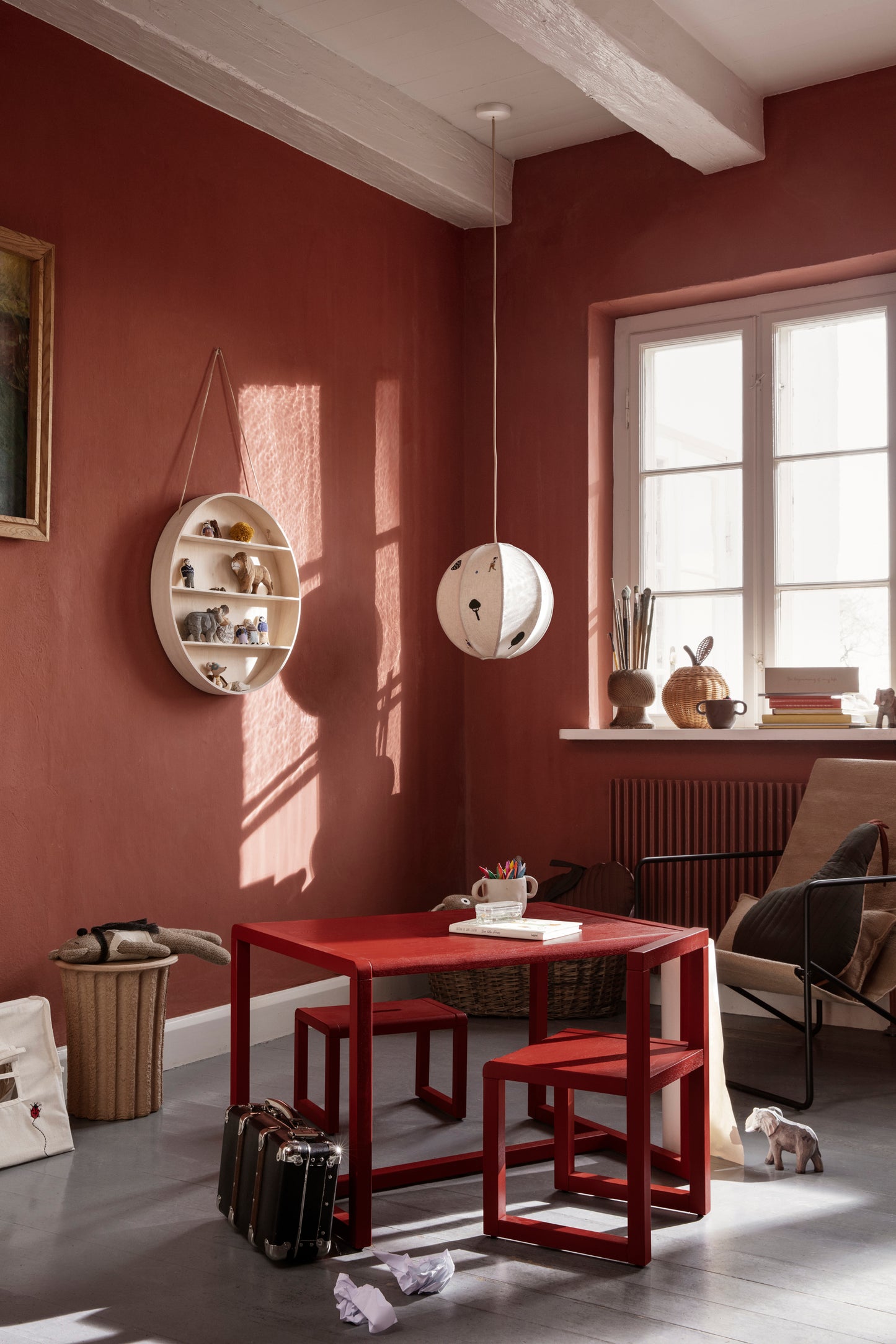 Ferm Living Paper Pulp roskakori