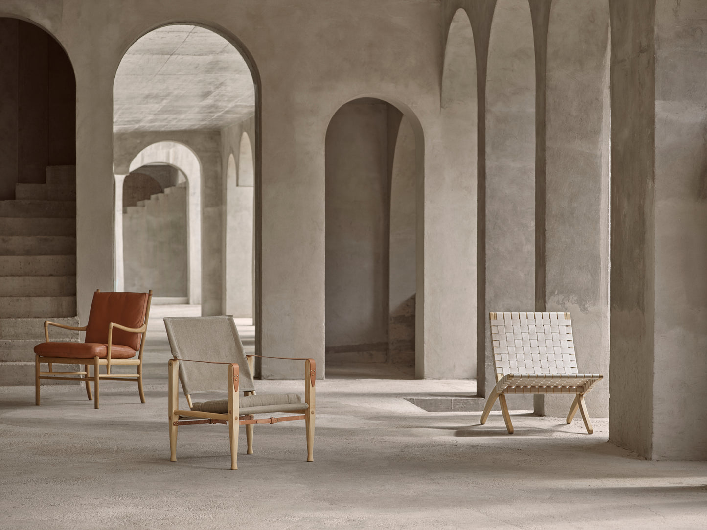 Carl Hansen & Søn MG501 Cuba lepotuoli öljytty tammi/valkoinen