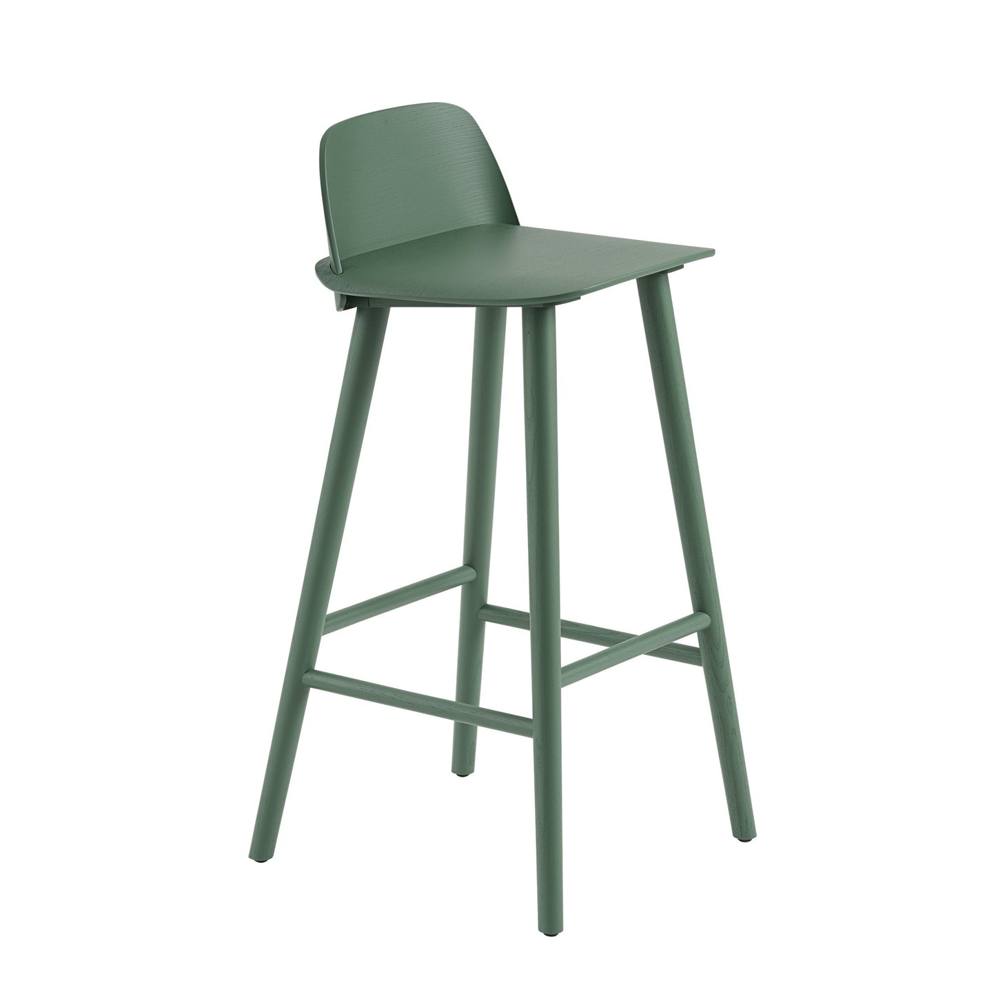 Muuto Nerd korkea baarituoli vihreä