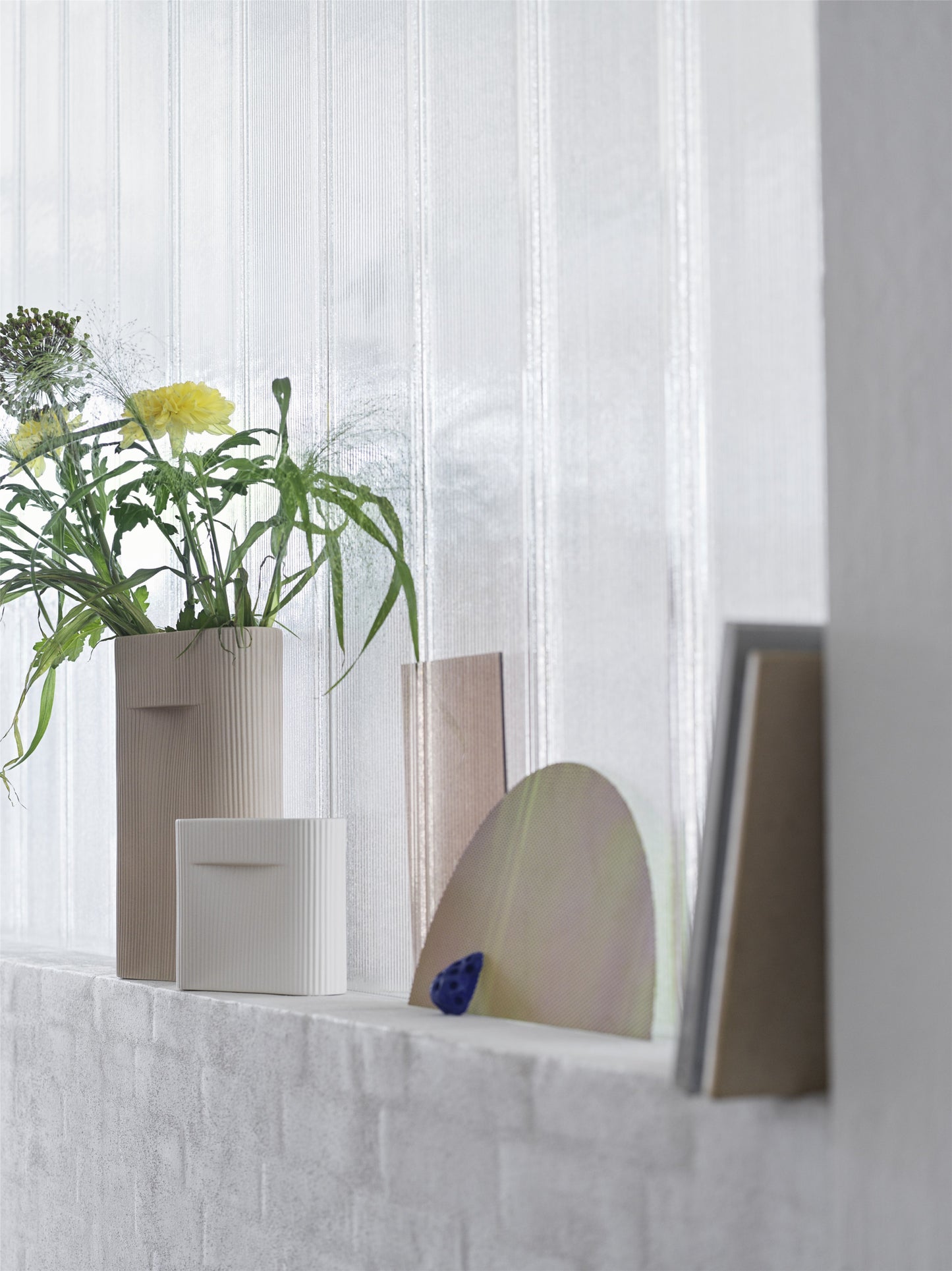 Muuto Ridge M vaasi beige