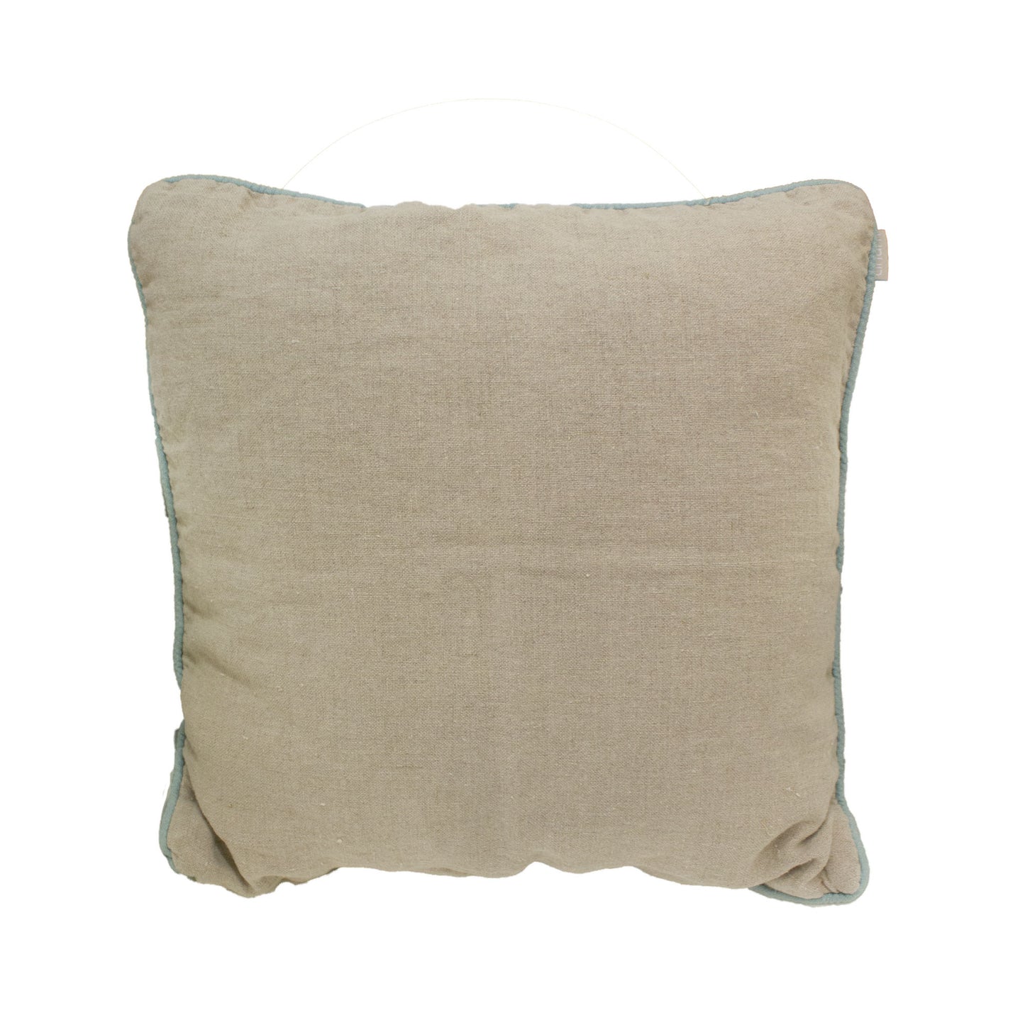 Linum Leila tyynynpäällinen 50x50 turkoosi/beige