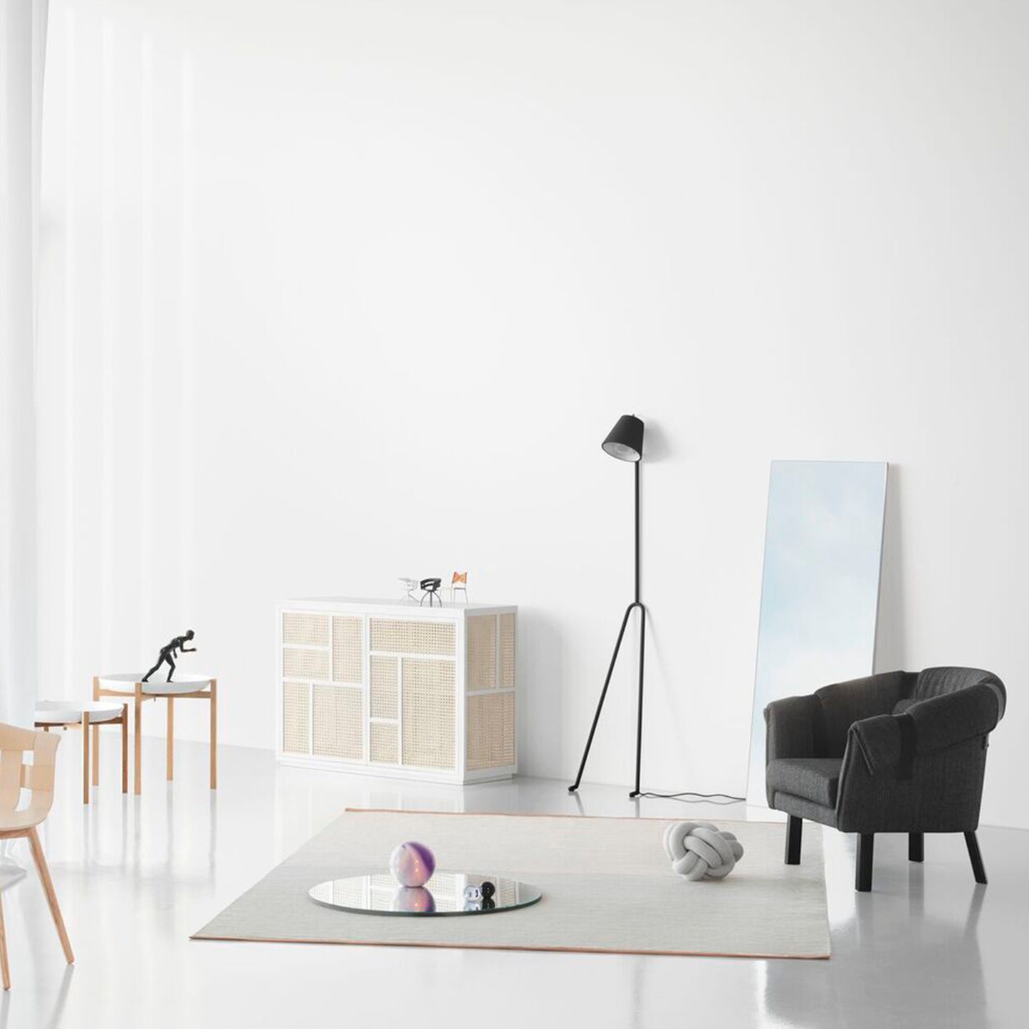 Design House Stockholm Mañana valaisin harmaa