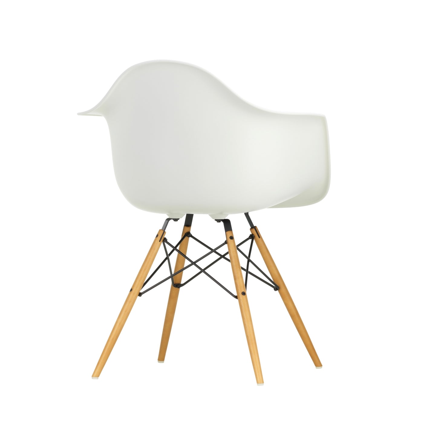 Vitra Eames DAW tuoli valkoinen/vaahtera