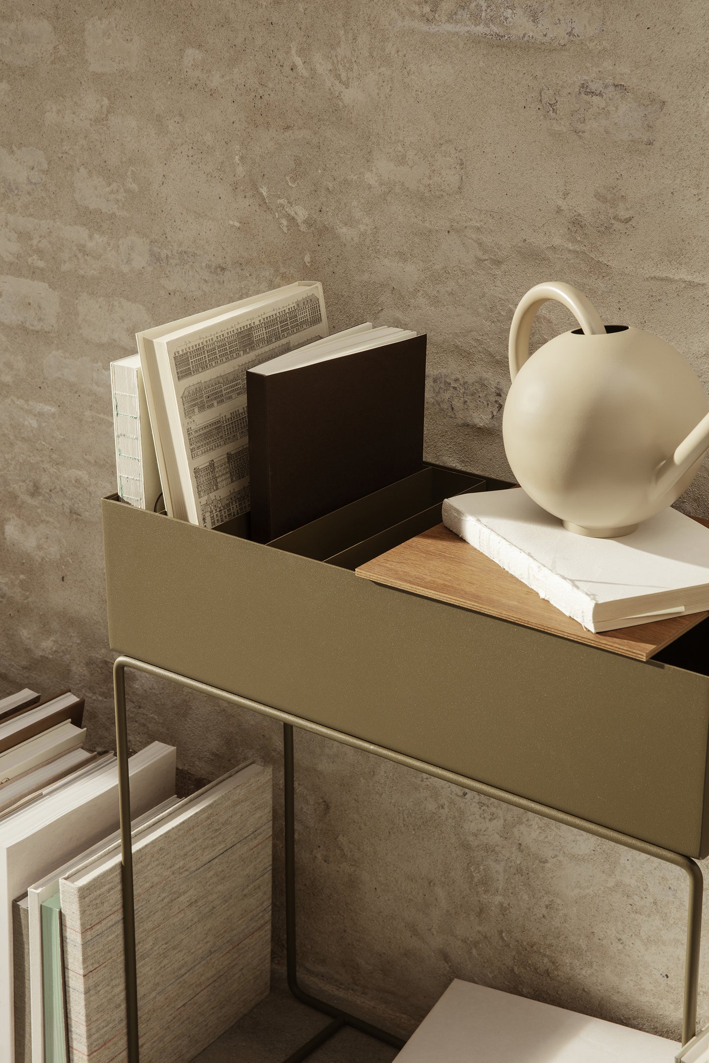 Ferm Living Plant box oliivinvihreä