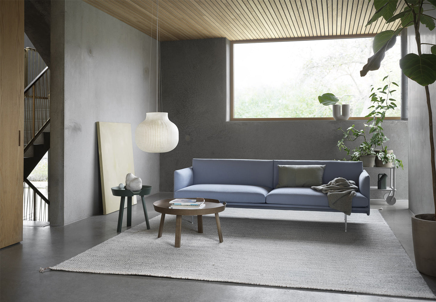 Muuto Around L tummanruskea