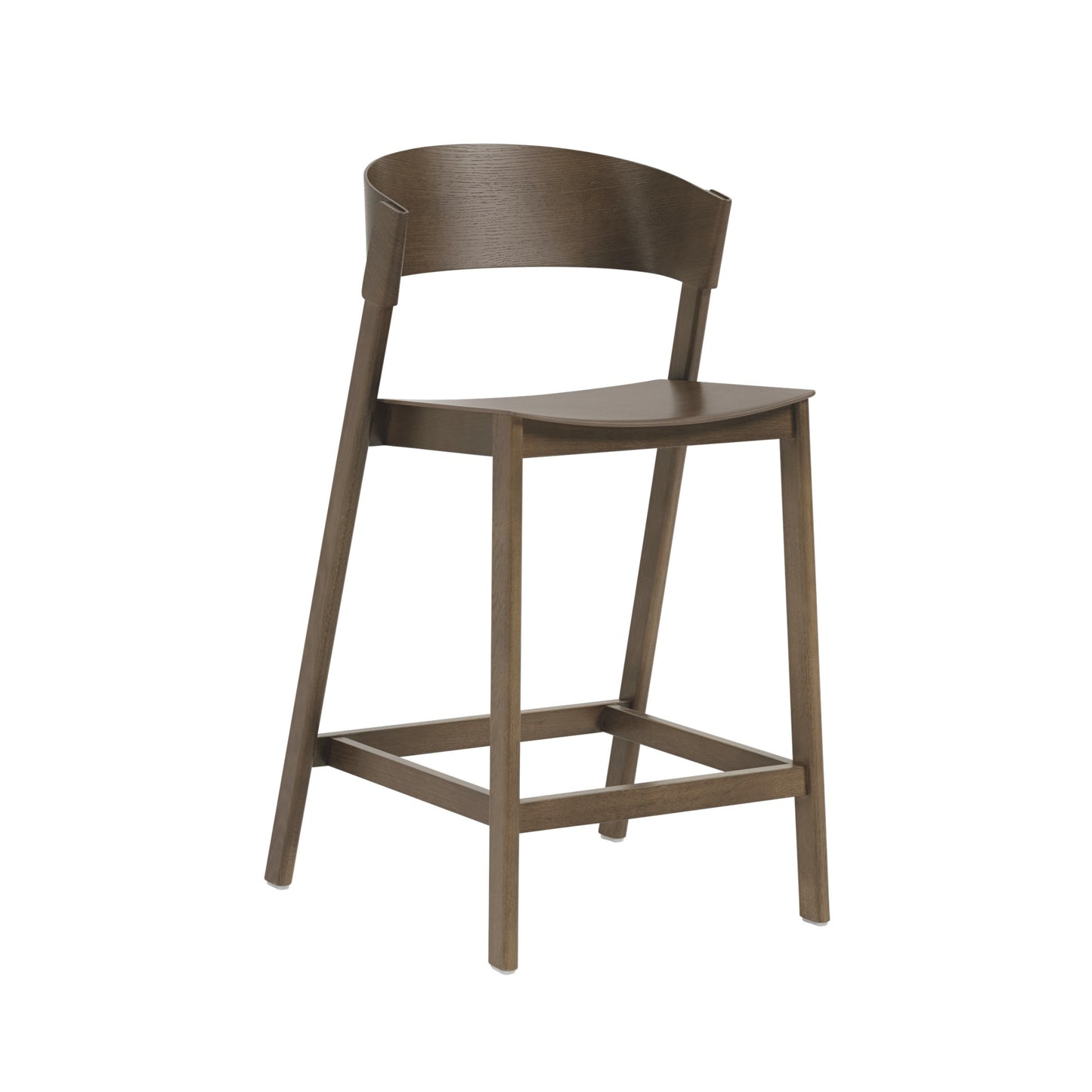 Muuto Cover matala baarituoli tummanruskea