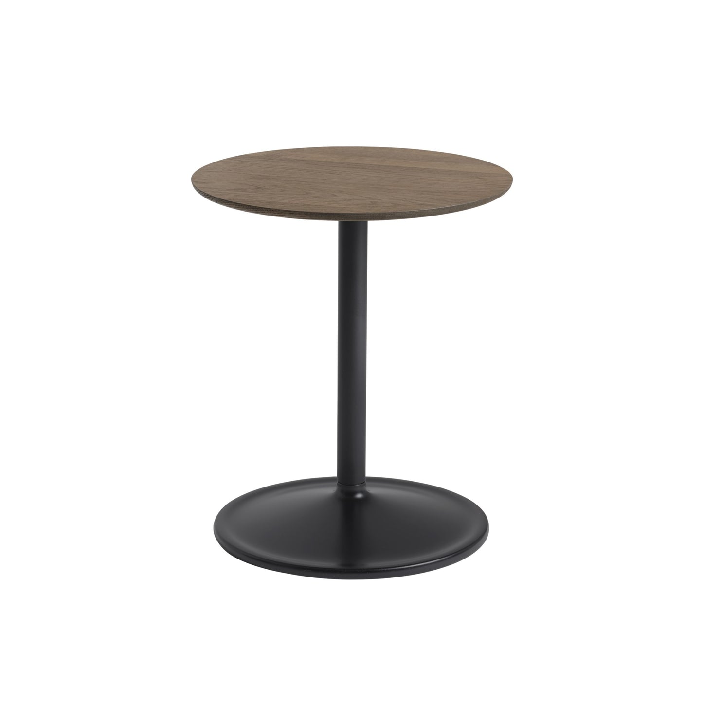 Muuto Soft sivupöytä Ø41 korkea tumma tammi/musta