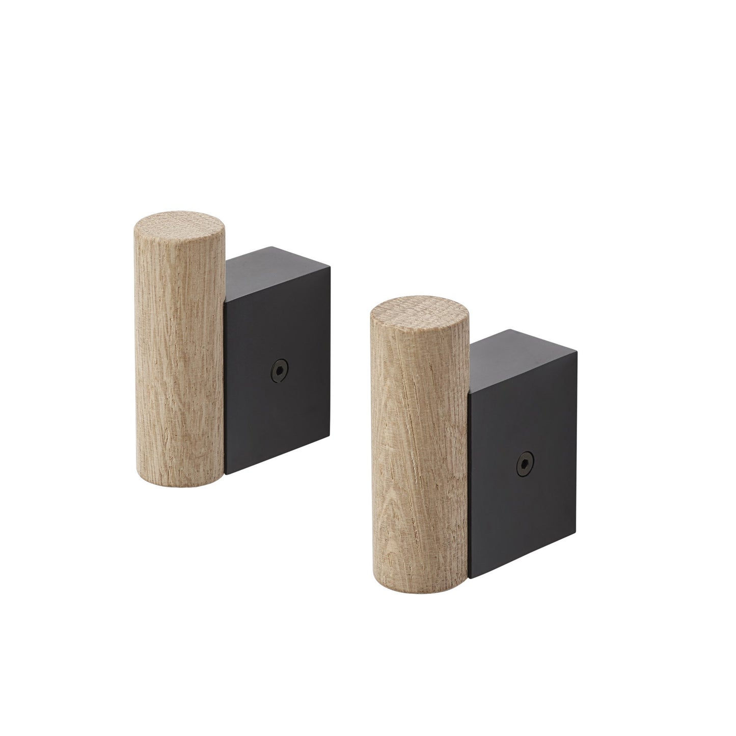 Muuto Attach ripustin 2kpl tammi/musta