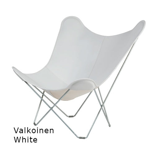 Cuero Mariposa lepakkotuoli valkoinen