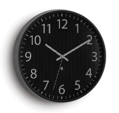 Umbra Perftime seinäkello musta