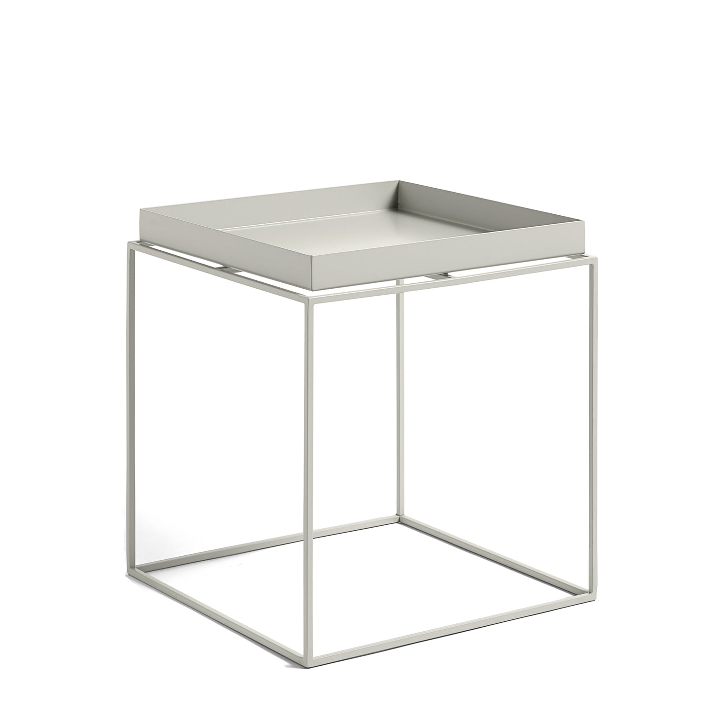 HAY Tray pöytä 40x40 harmaa