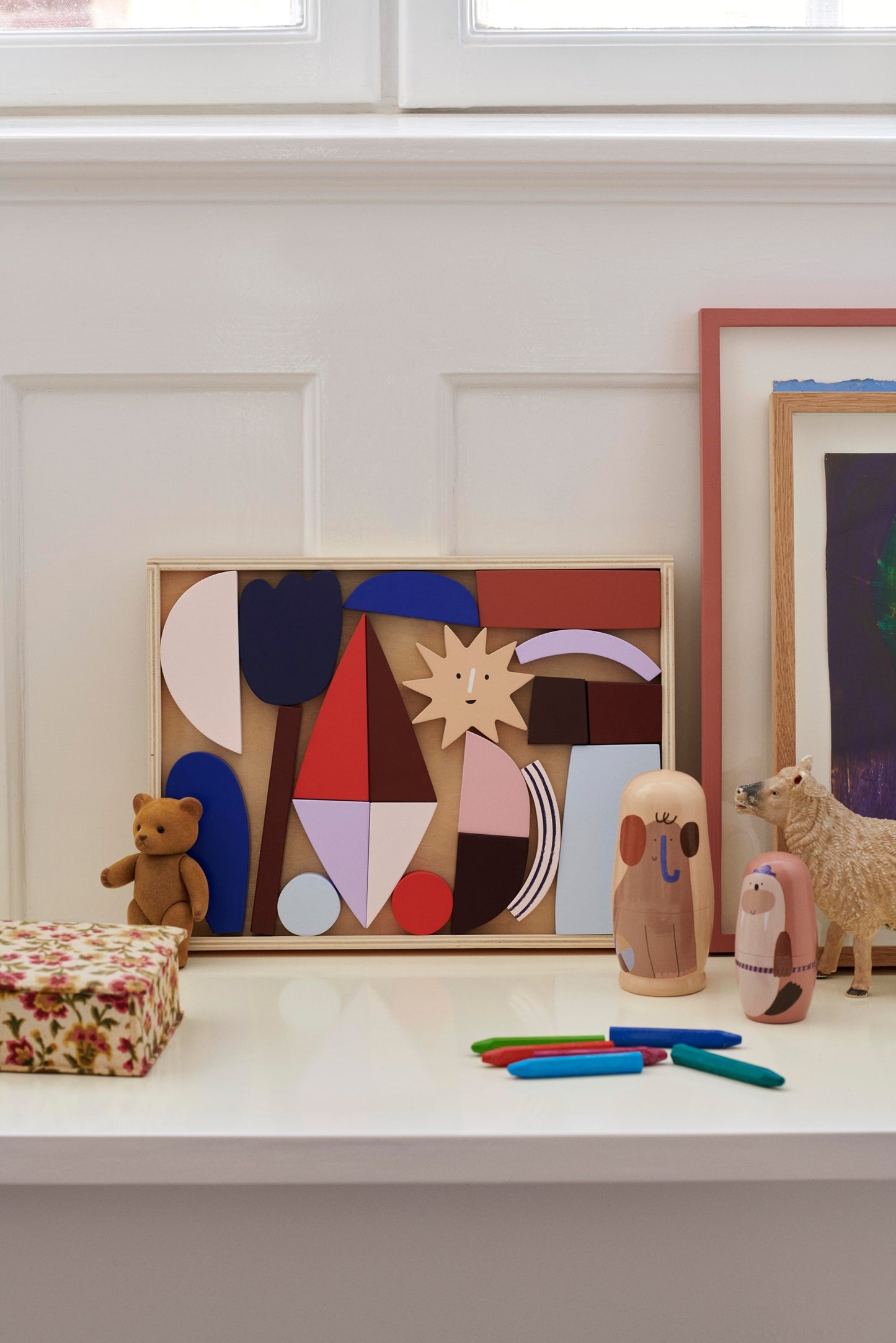 Ferm Living Frame Art Blocks rakennuspalikat
