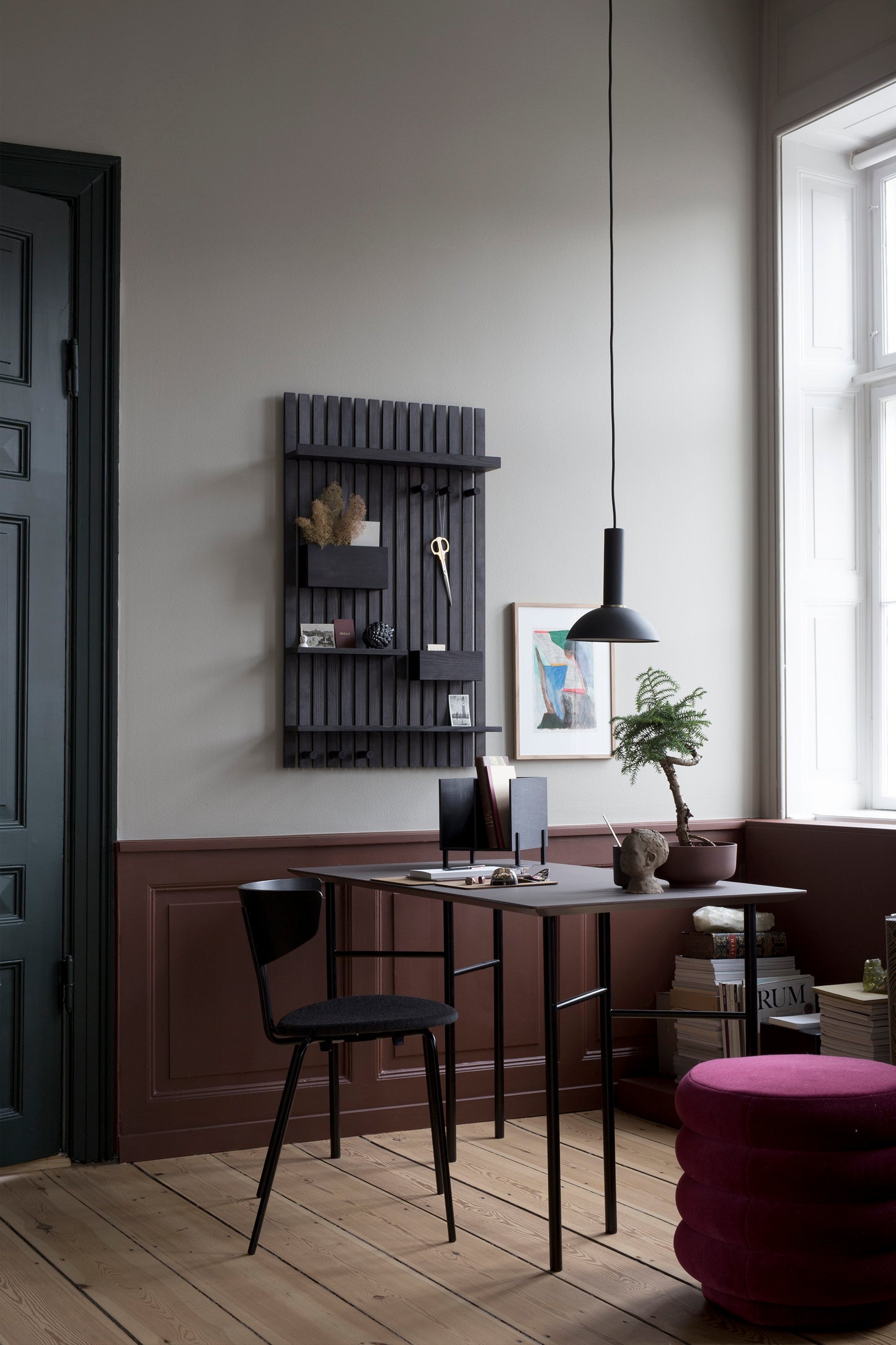 Ferm Living Hoop varjostin musta