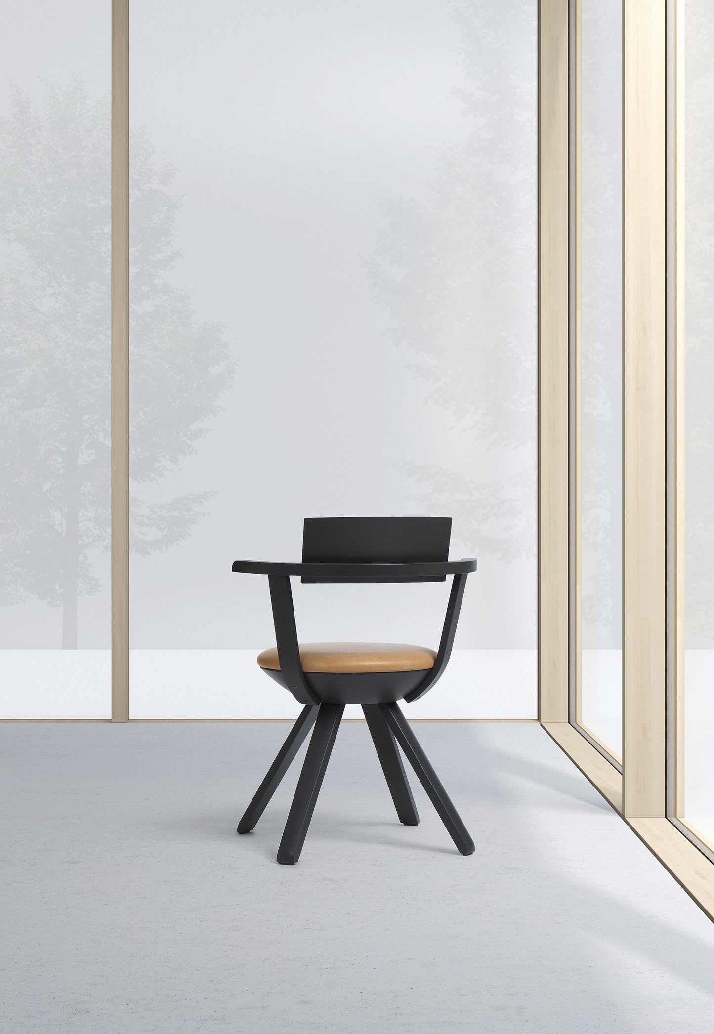 Artek KG002 Rival tuoli maalattu asfaltti