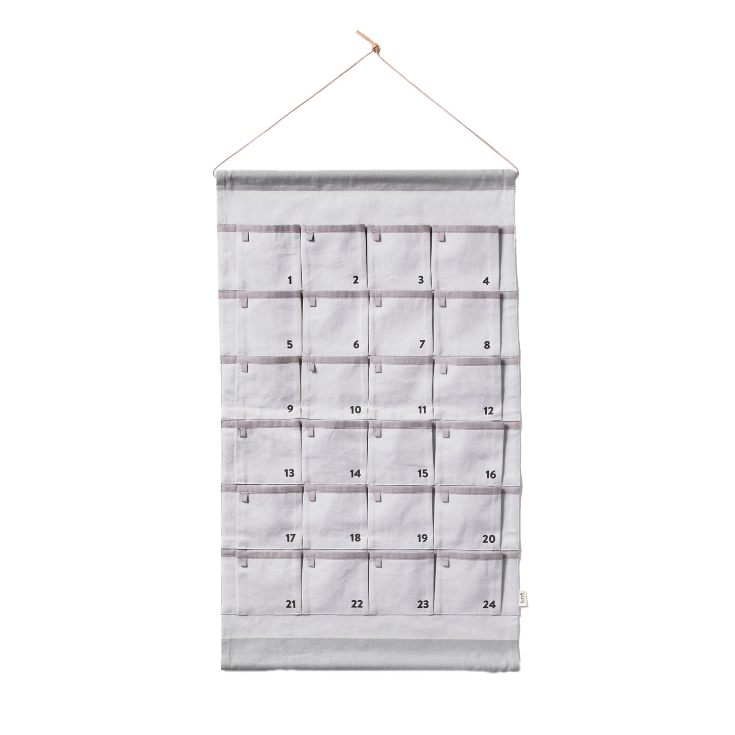 Ferm Living joulukalenteri harmaa