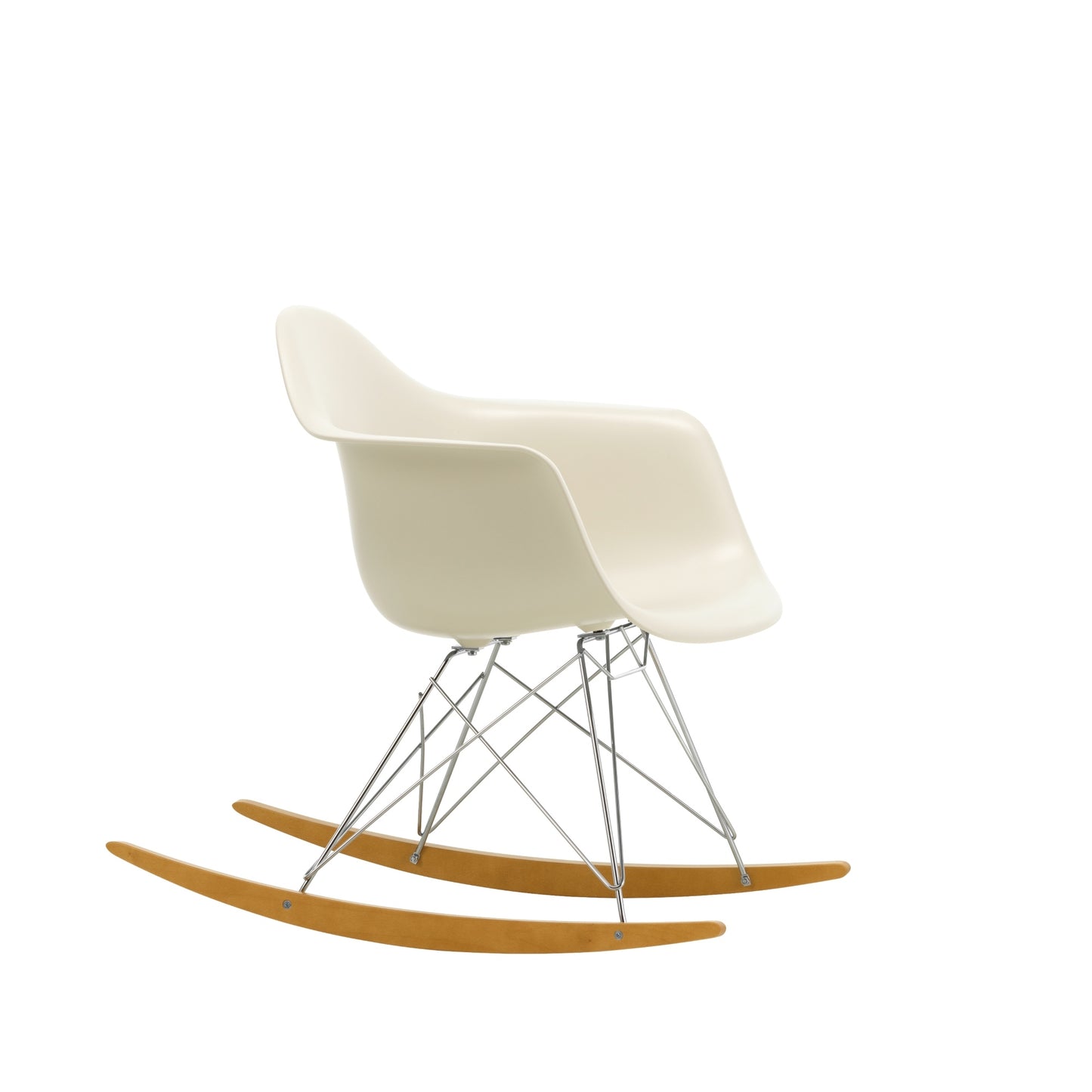 Vitra Eames RAR keinutuoli luonnonvalkoinen/vaahtera