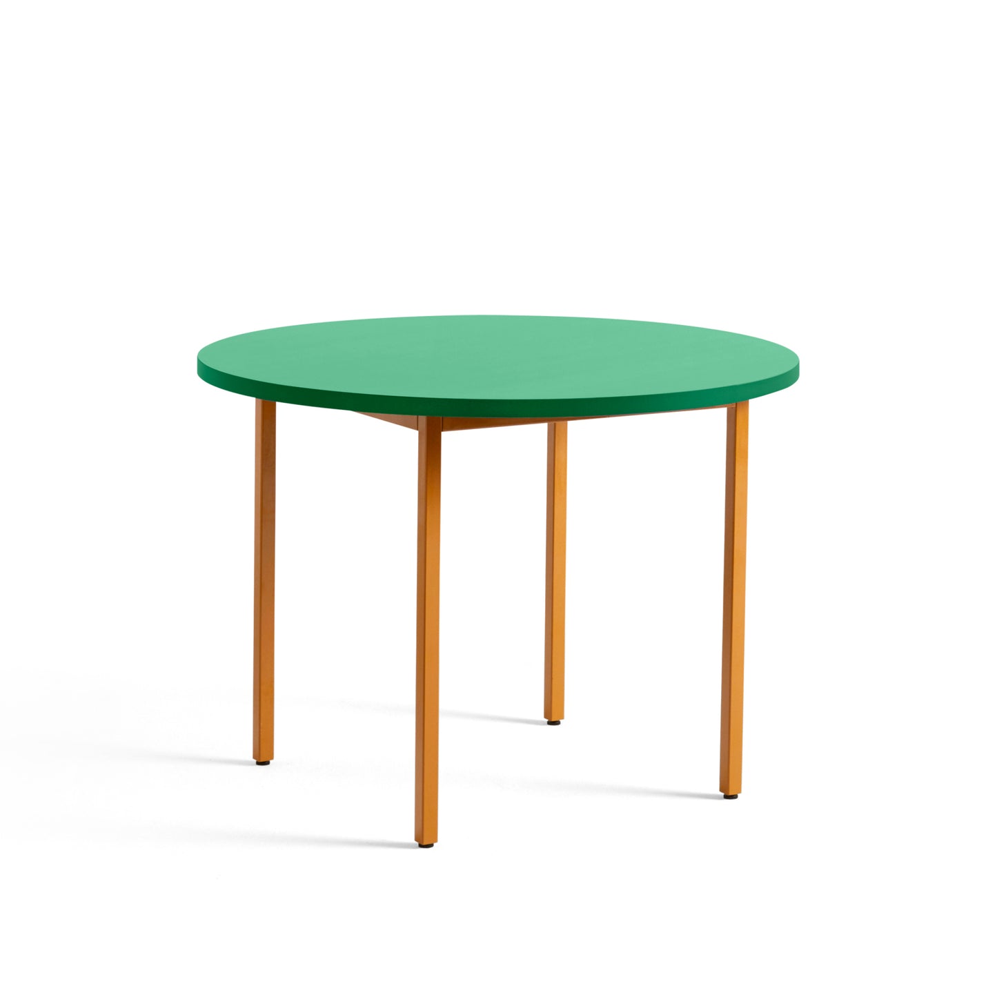 HAY Two-Colour pöytä Ø105 vihreä/okra