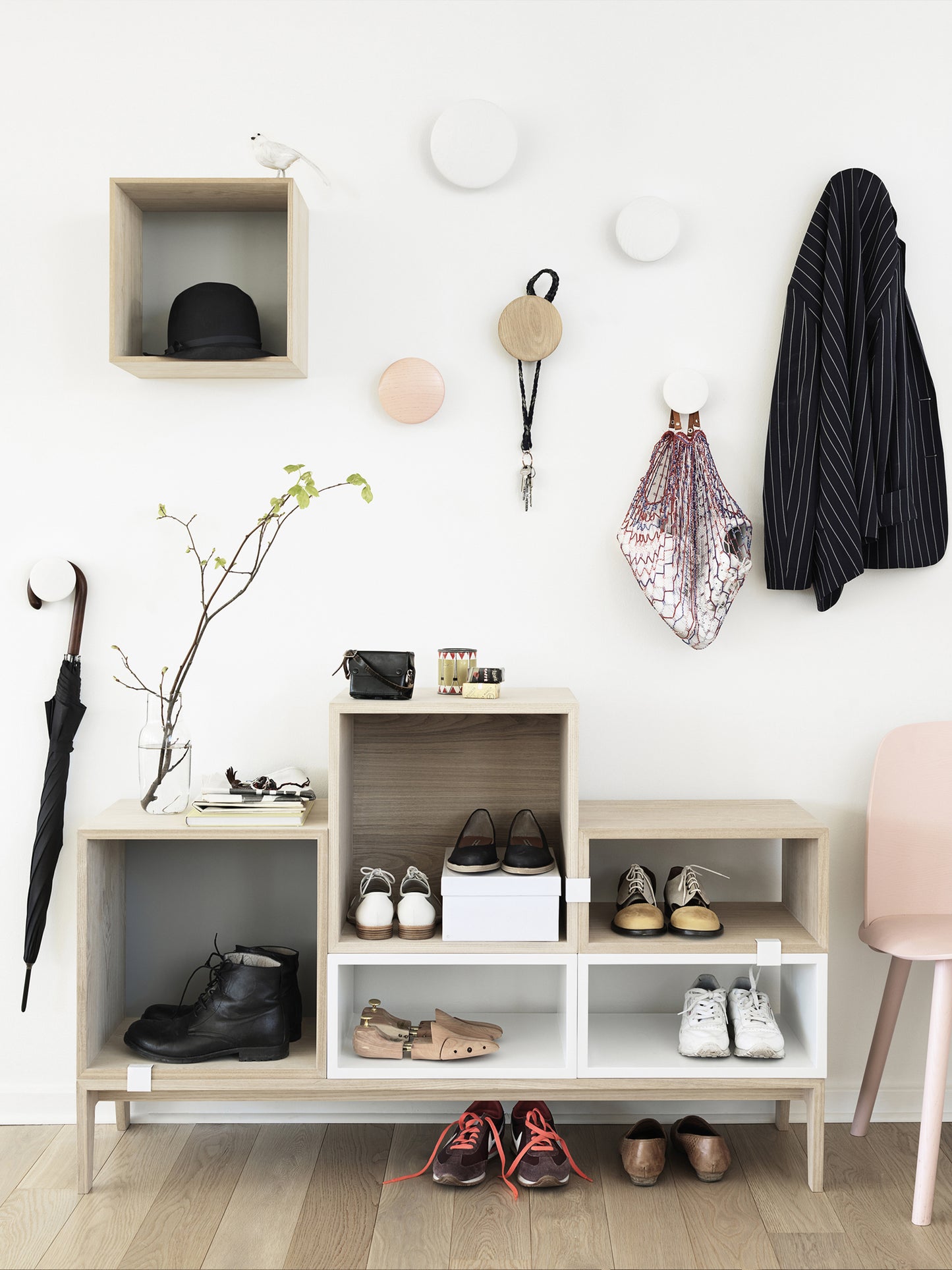 Muuto Dots ripustin 5 kpl valkoinen