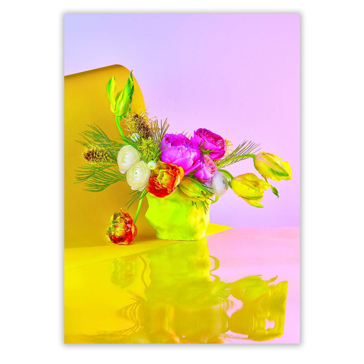 Paper Collective BLOOM 03 juliste keltainen