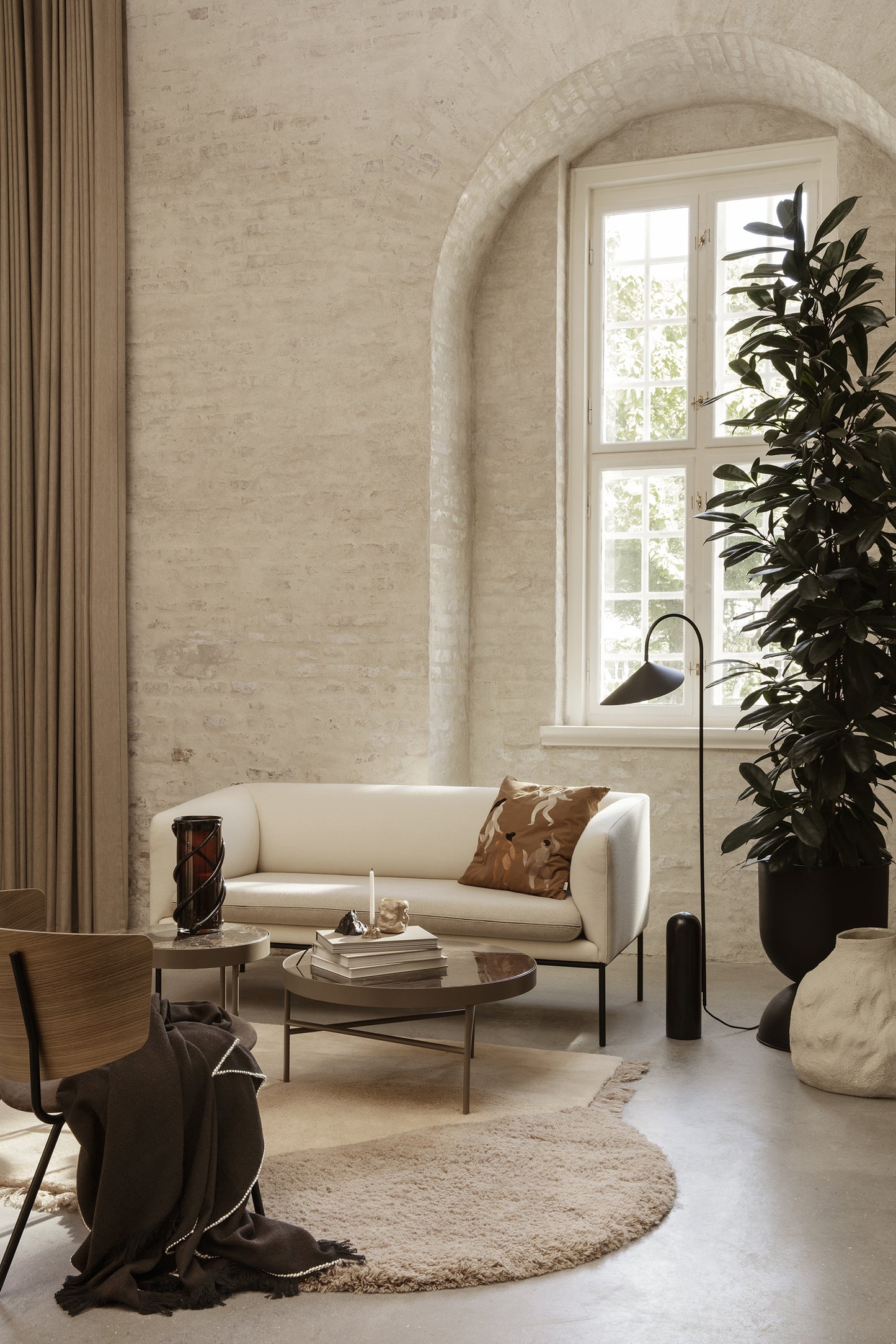 Ferm Living View tuftattu matto beige