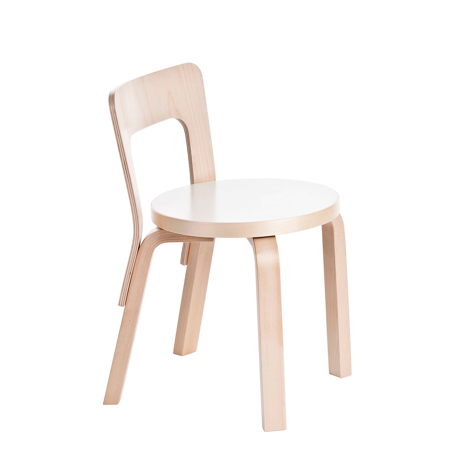 Artek N65 lasten tuoli valkoinen laminaatti