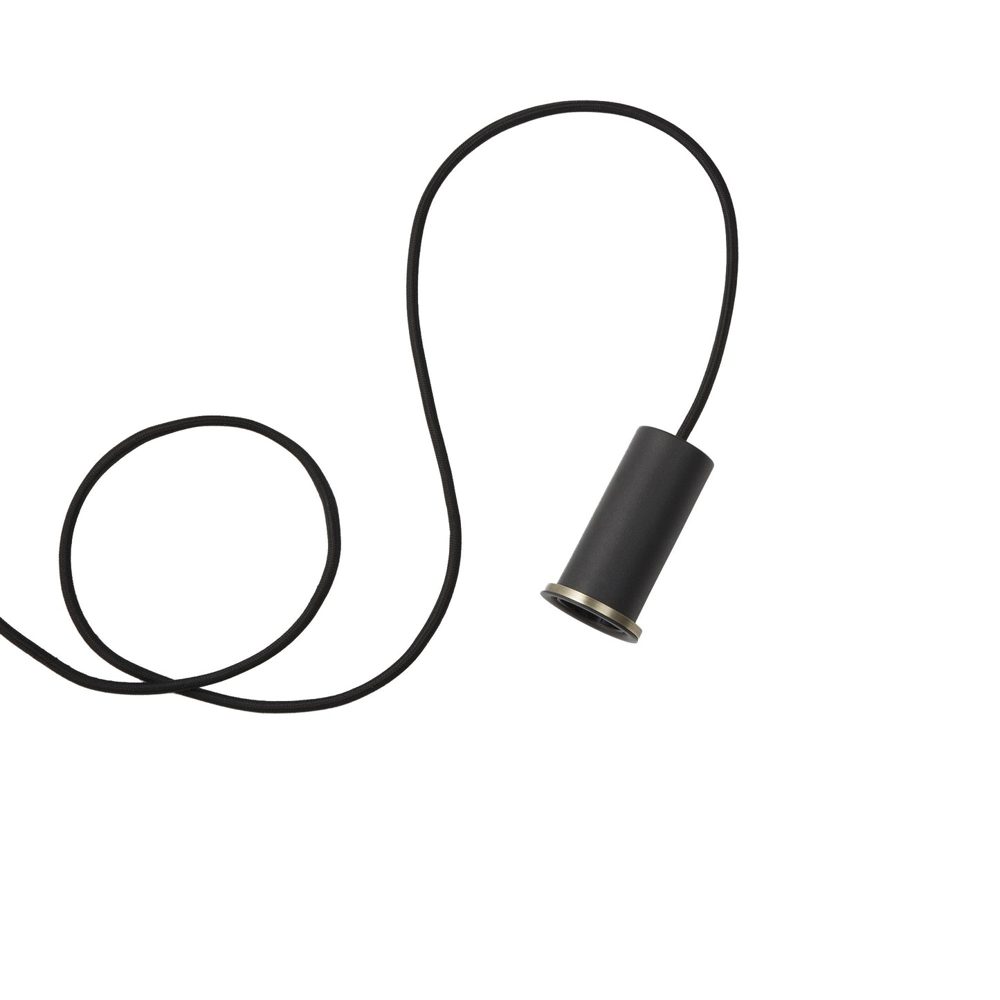 Ferm Living Socket Pendant Low musta