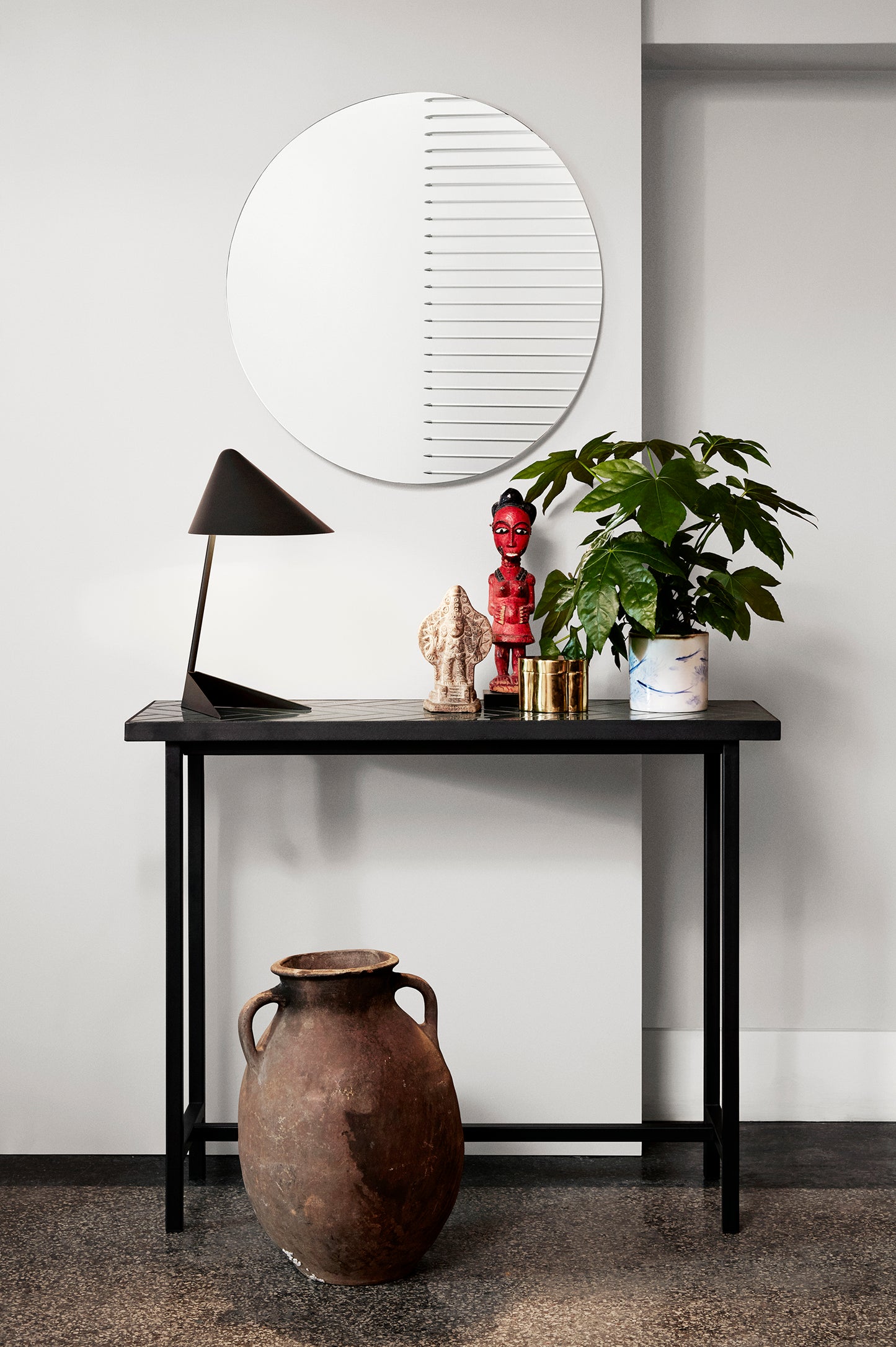 Warm Nordic Ambience pöytävalaisin musta