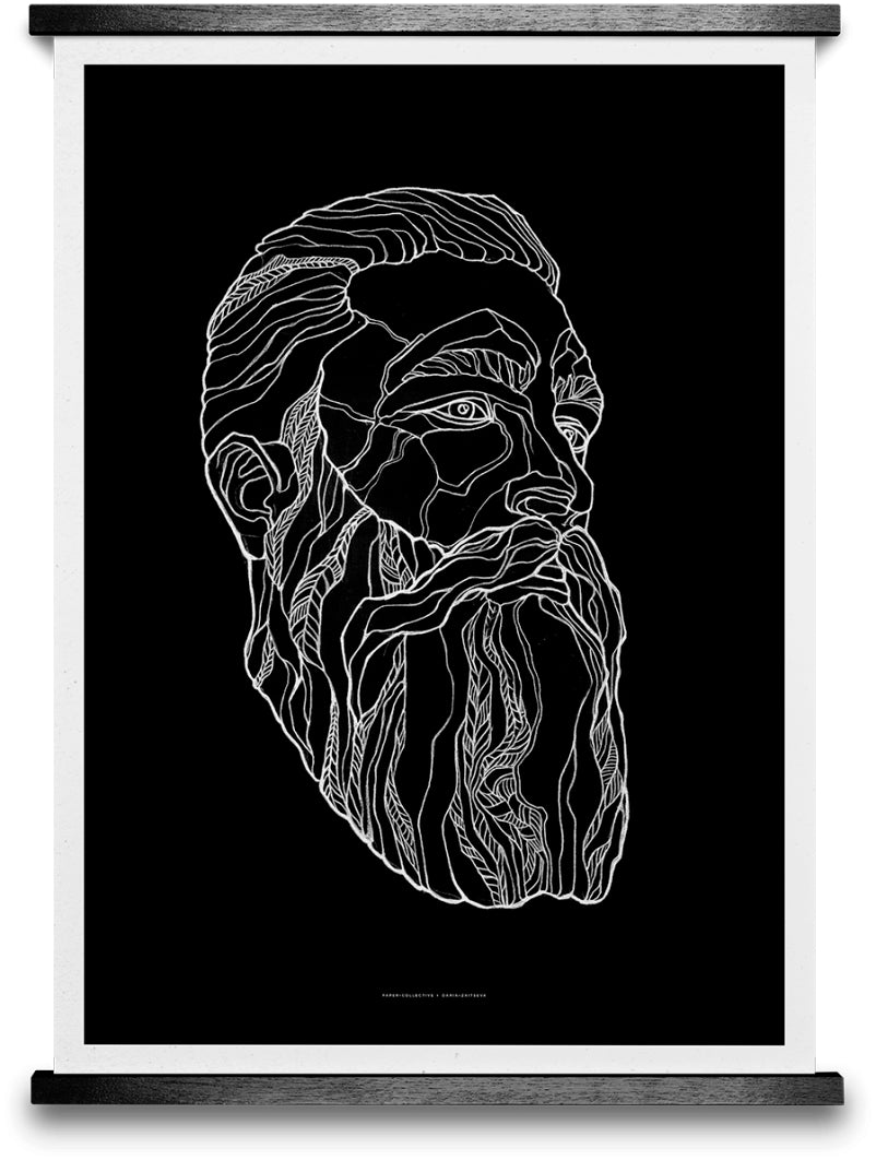 Paper Collective Bearded Man #1