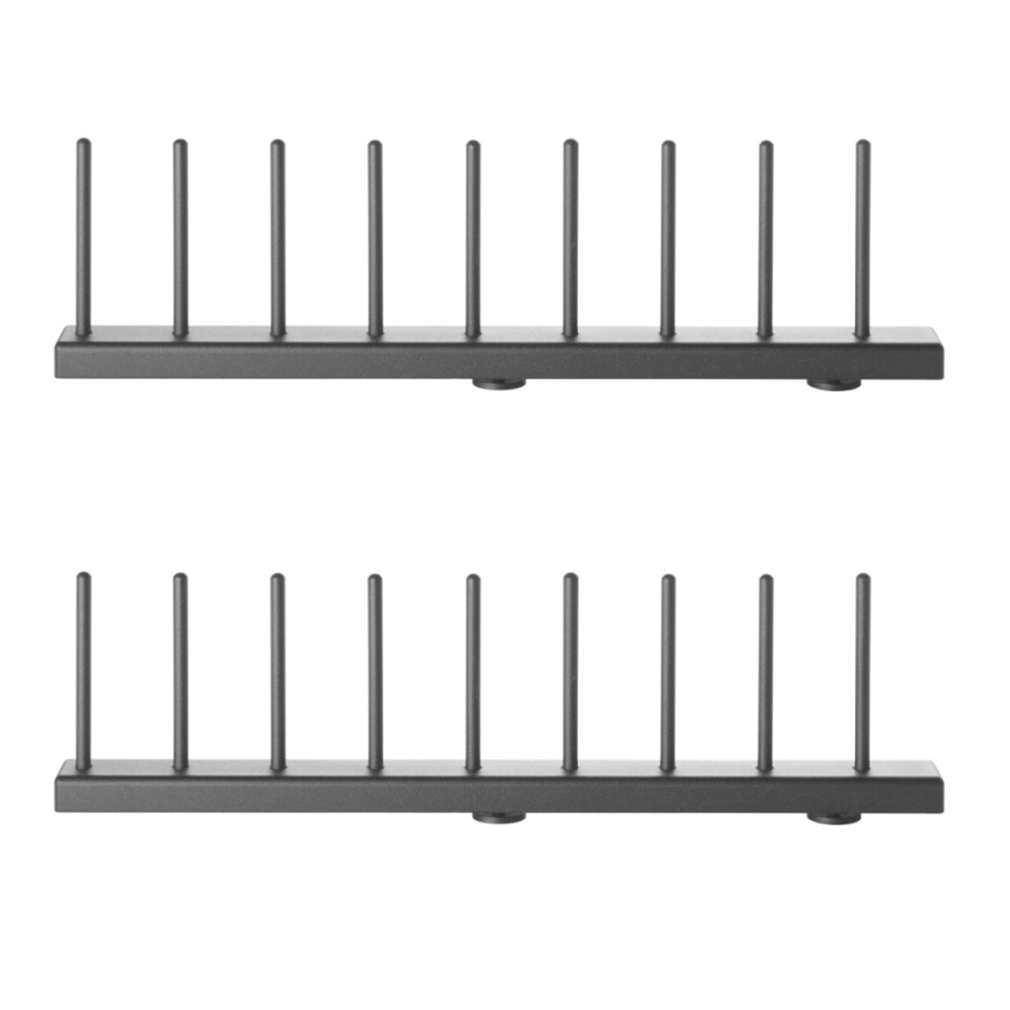 String System lautasteline 30cm musta 2kpl