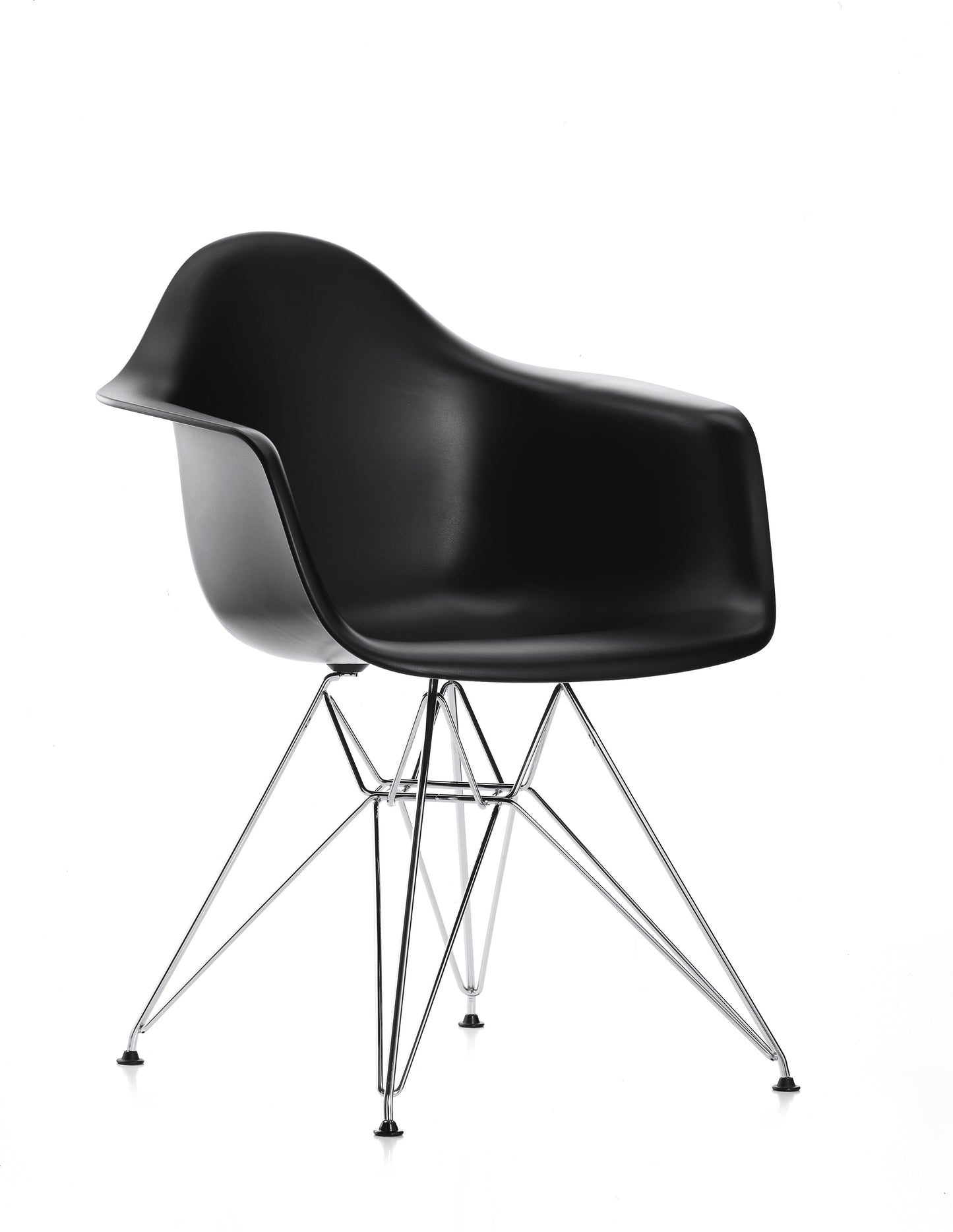 Vitra Eames DAR tuoli musta/kromi