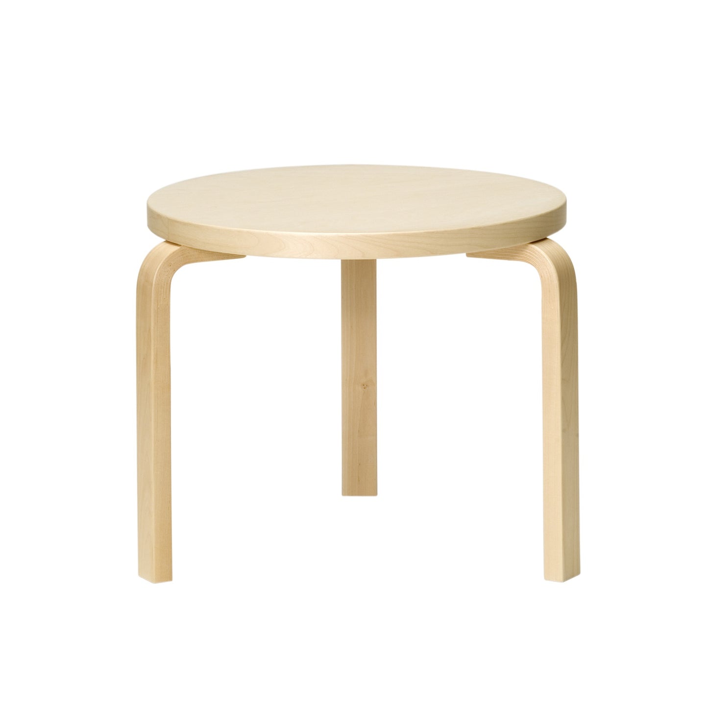Artek 90D pöytä matala, koivuviilutettu