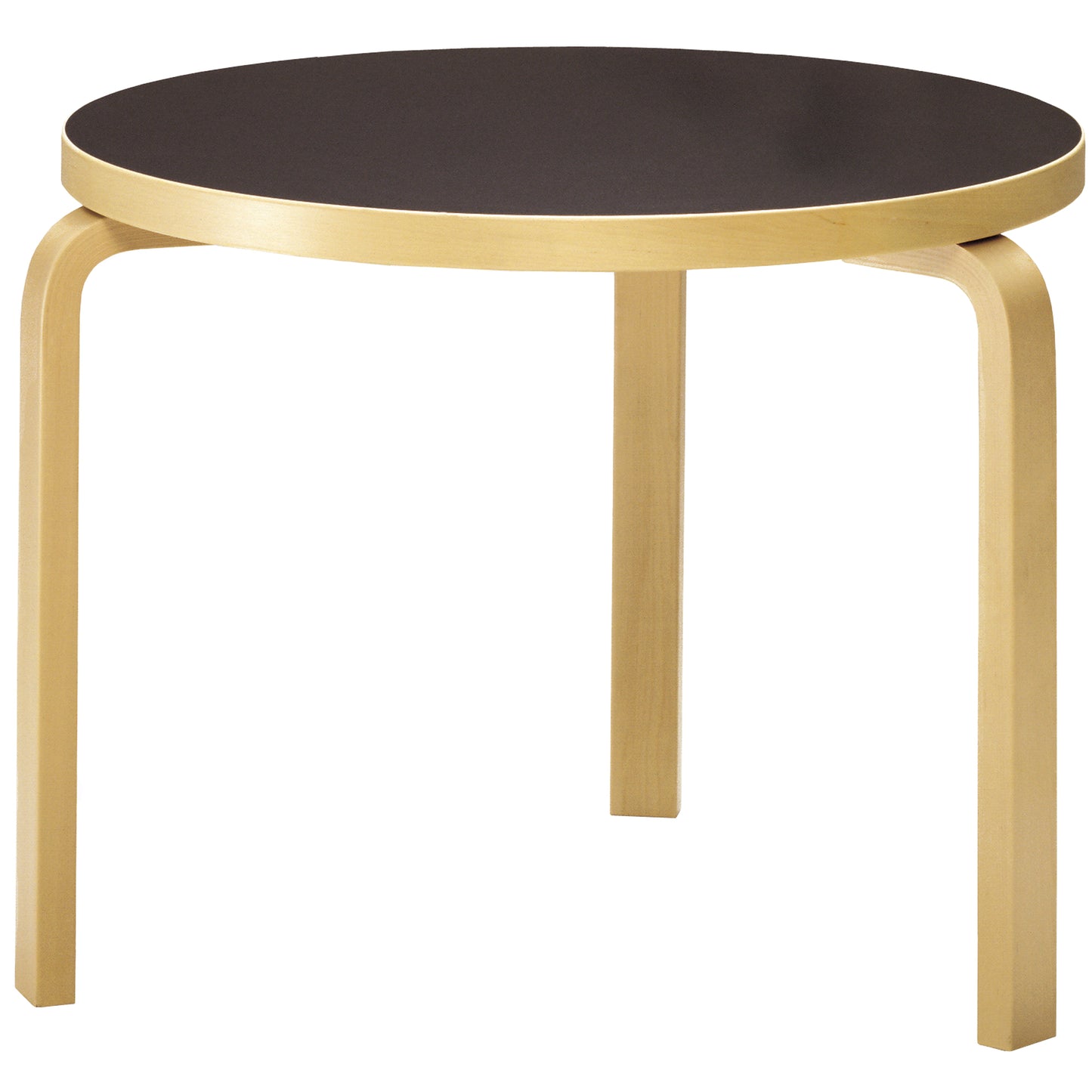 Artek 90B pöytä musta linoleum 74 cm