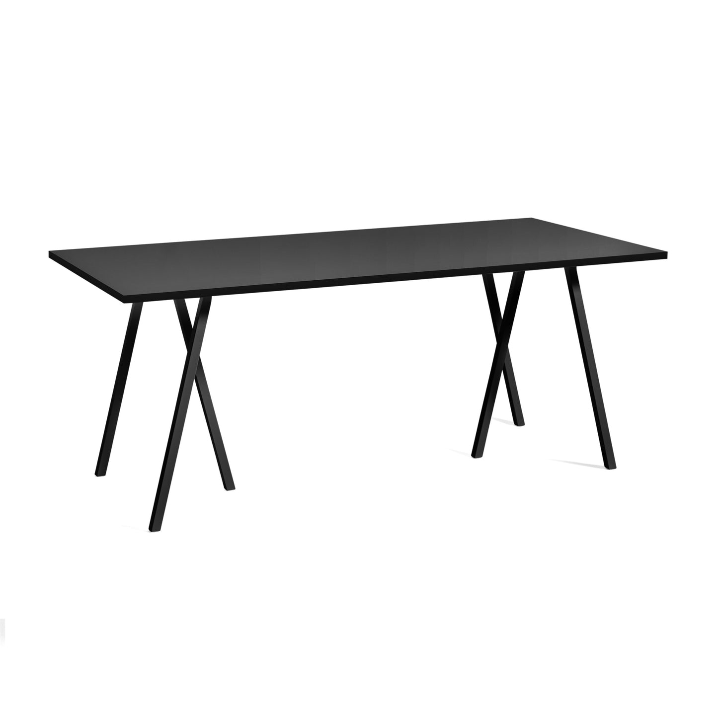 HAY Loop Stand pöytä 180x87 musta