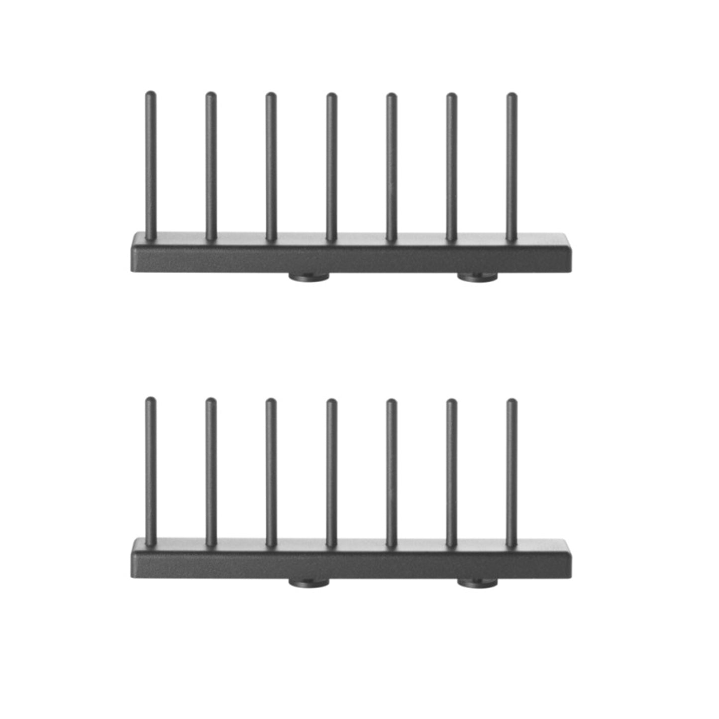 String System lautasteline 20cm musta 2kpl