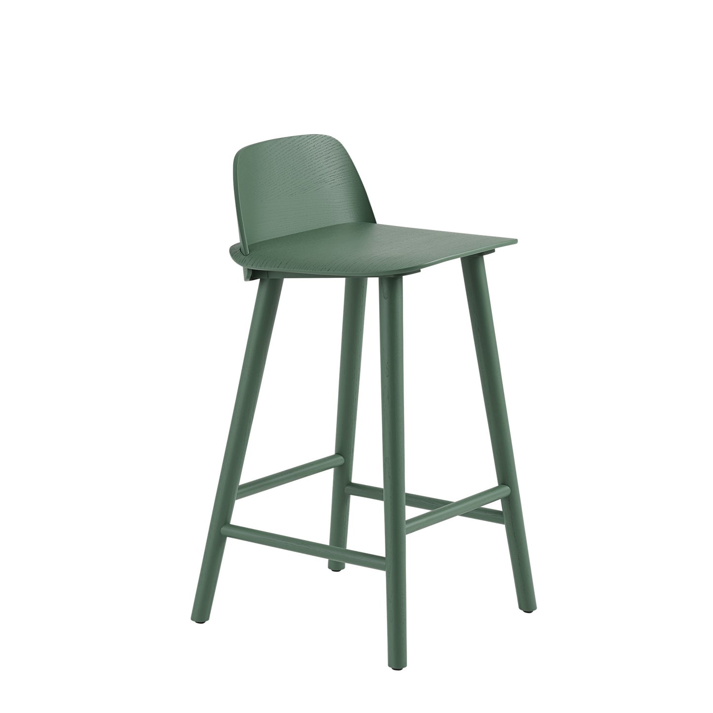 Muuto Nerd matala baarituoli vihreä