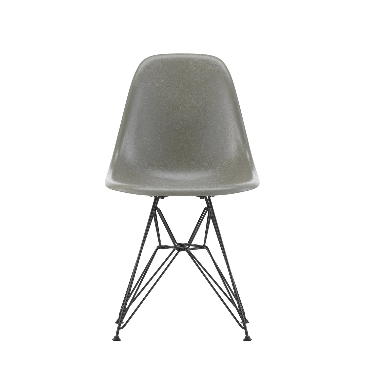 Vitra Eames DSR Fiberglass musta/raw umber