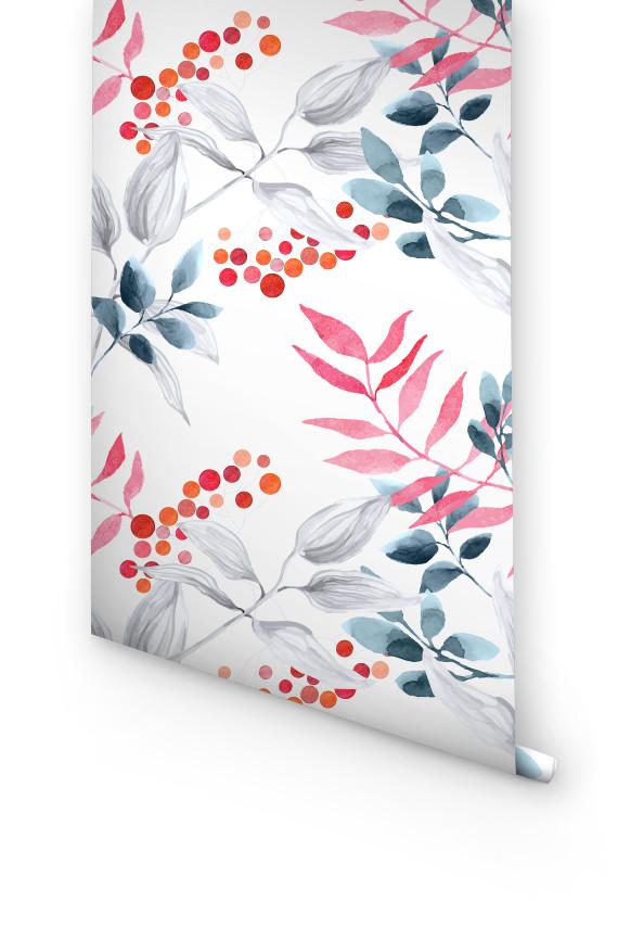 Watercolor Botanical Removable Wallpaper