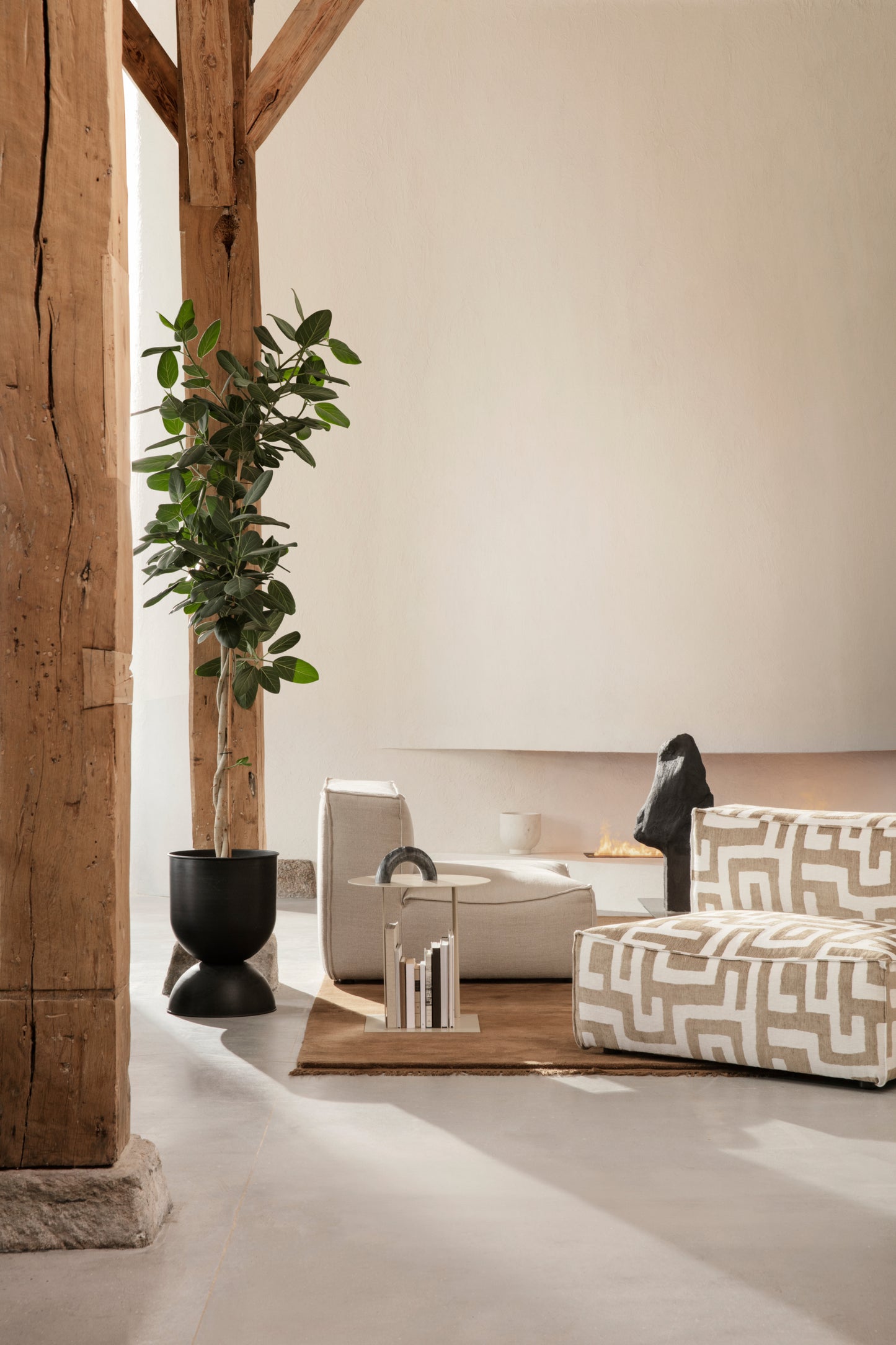 Ferm Living Place sivupöytä cashmere