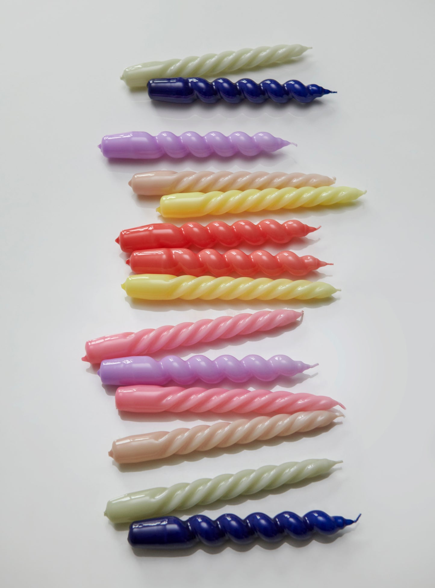 HAY Spiral kynttilät 6kpl violetti