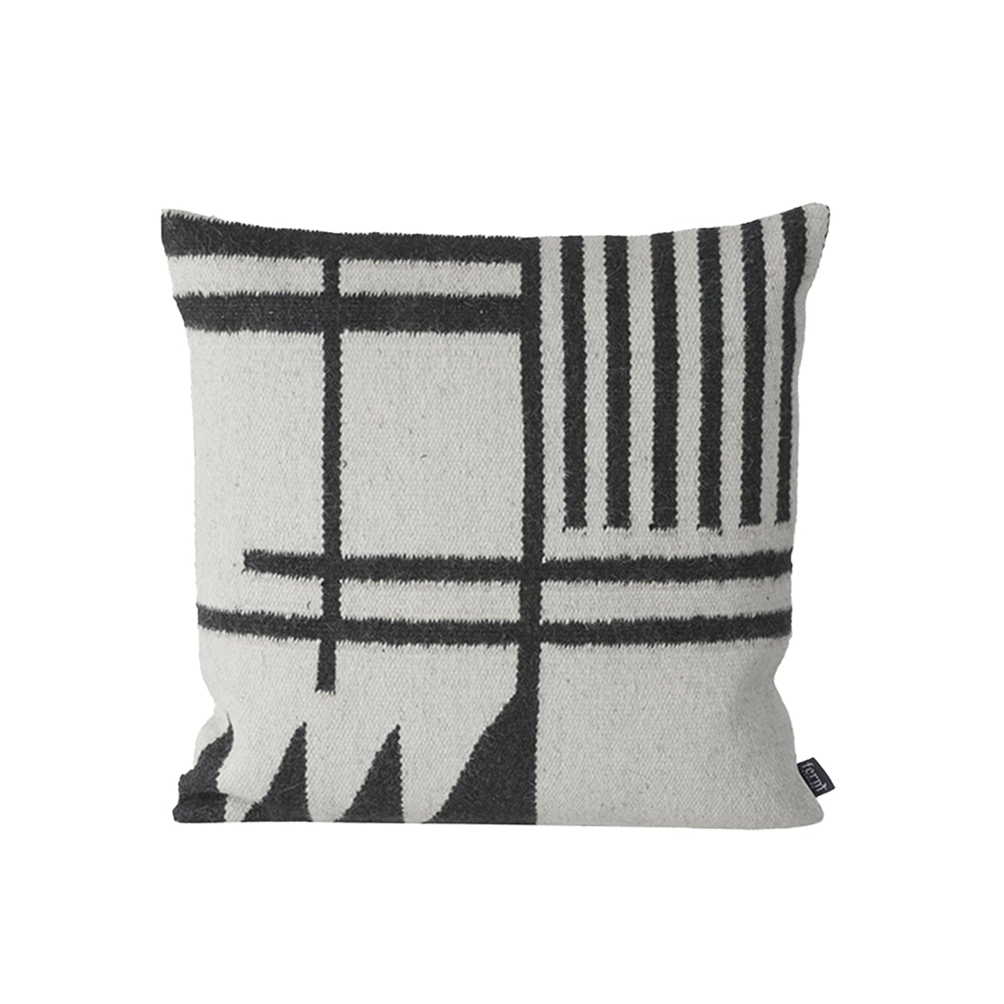 Ferm Living Kelim Black Lines tyyny