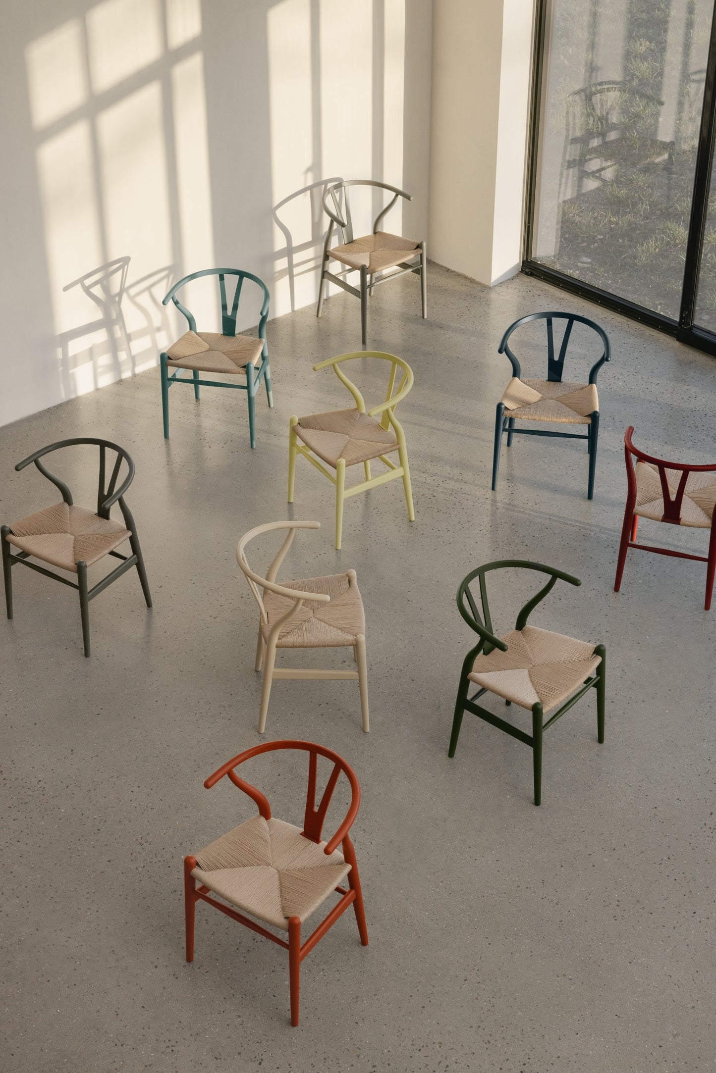 Carl Hansen & Søn CH24 Wishbone Soft Hollyhock pyökki/luonnonväri