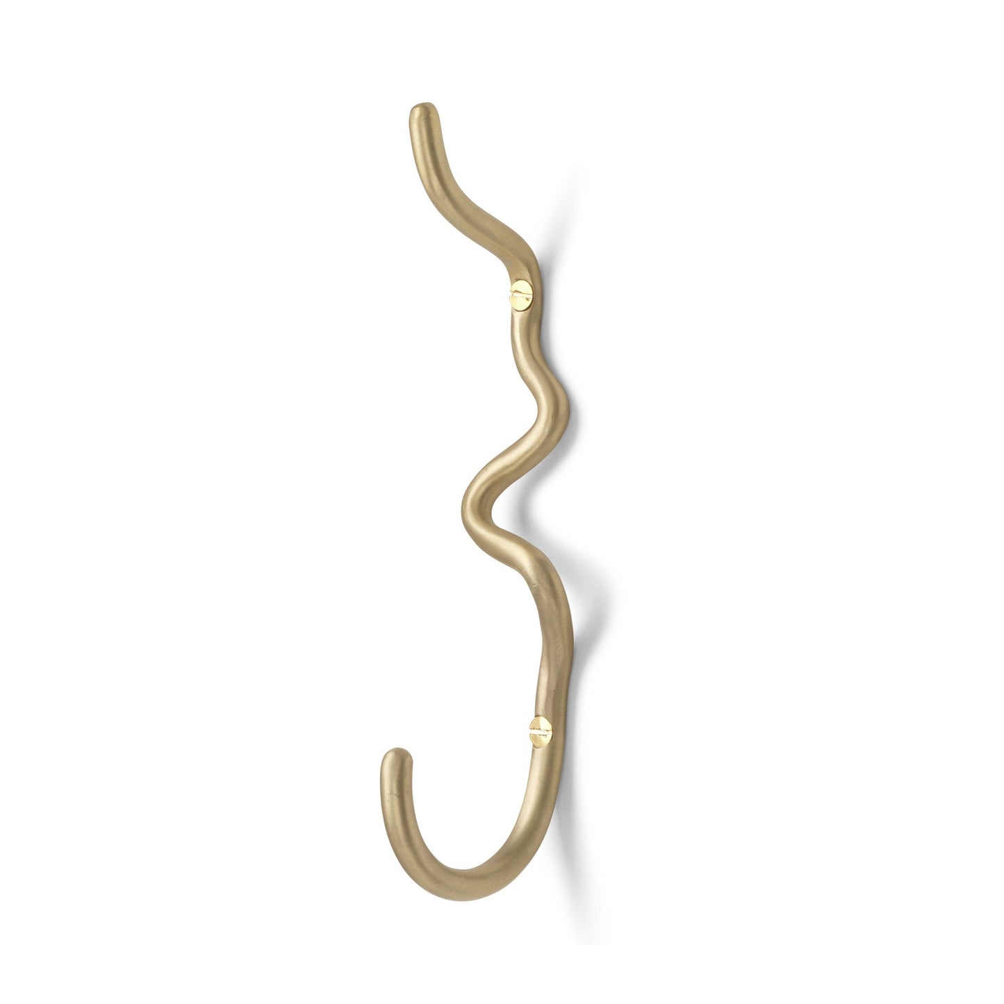 Ferm Living Curvature koukku messinki