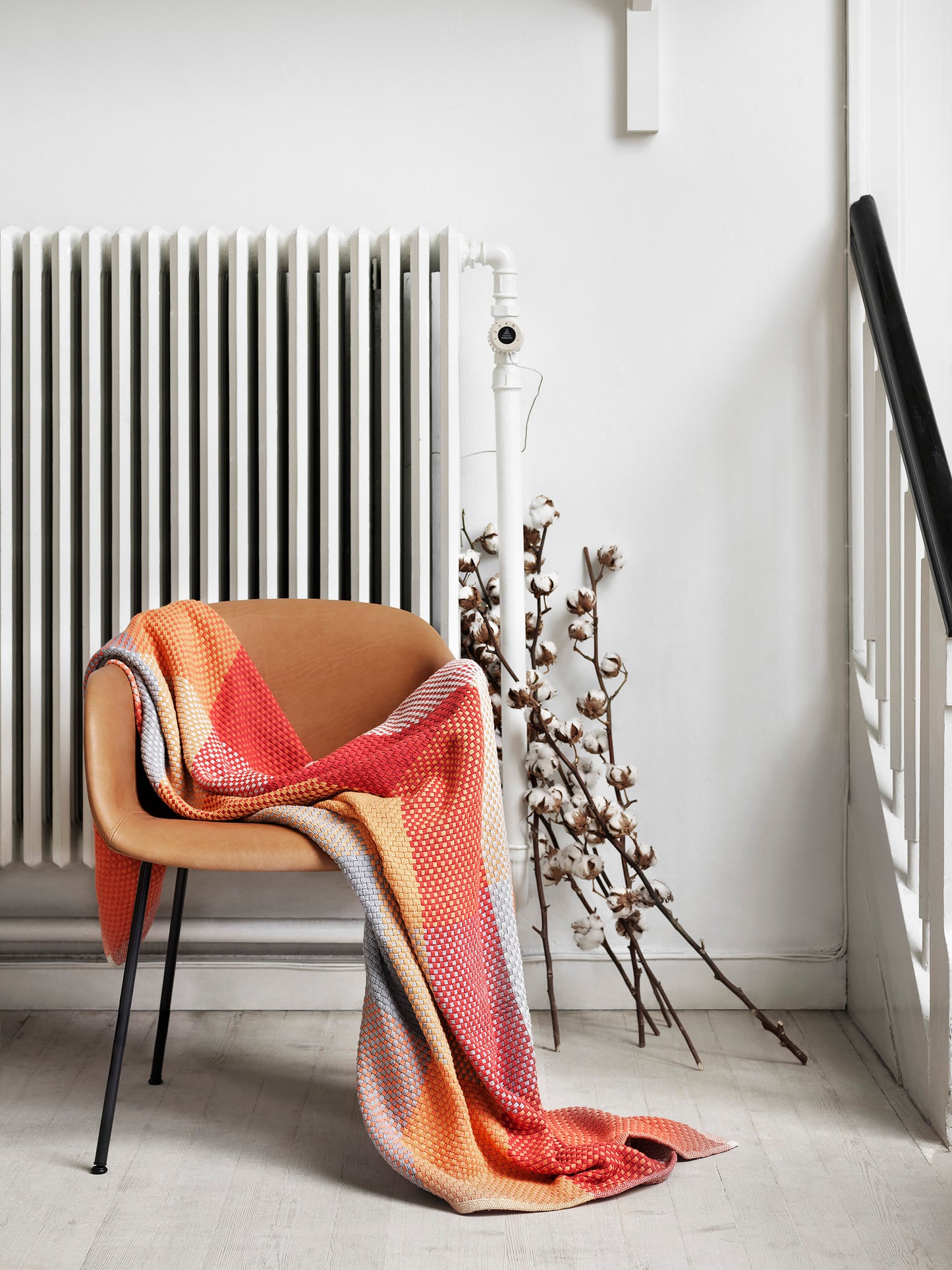Muuto Loom viltti oranssi