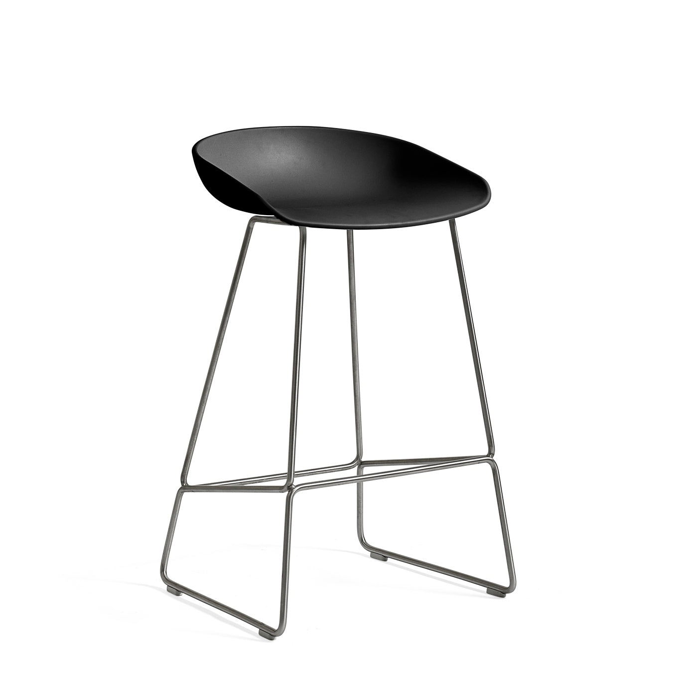 HAY AAS38 baarituoli 64cm musta/teräs